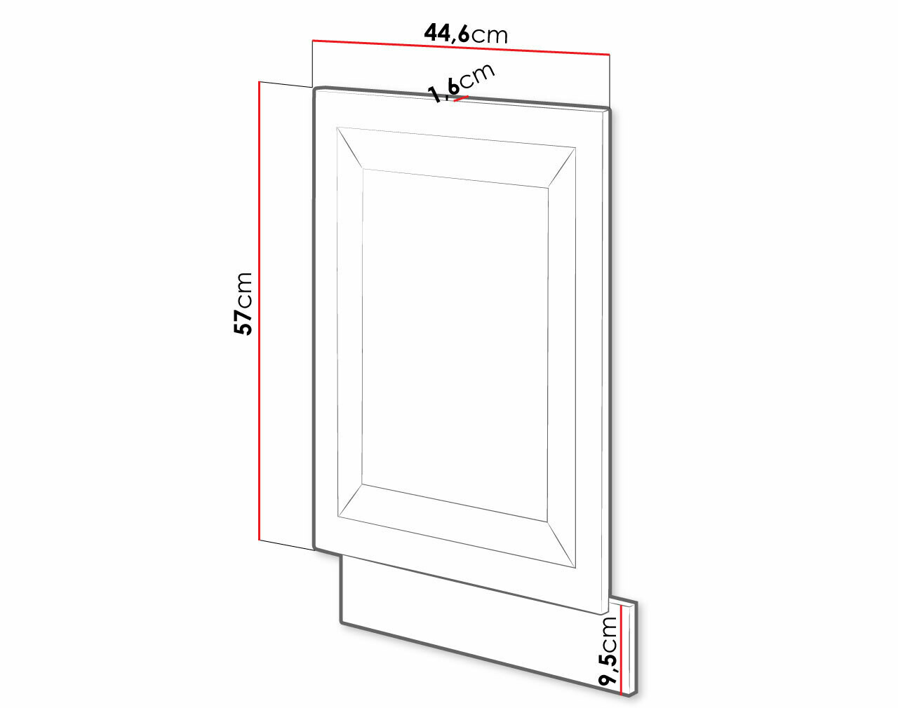 Durelės indaplovei Retro White 144