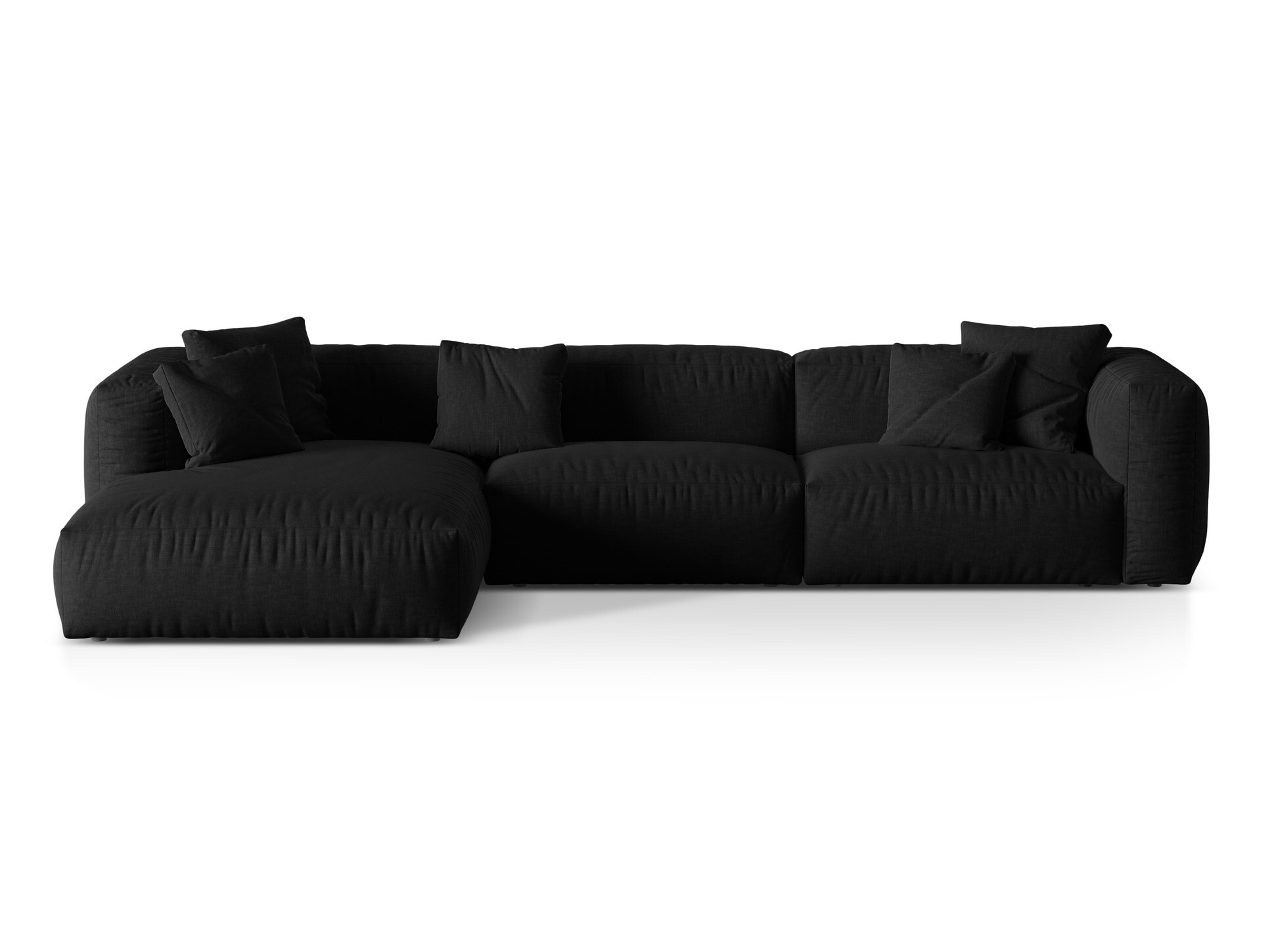 Modulinis minkštas kampas Sorcoro 104 (Boston Black)