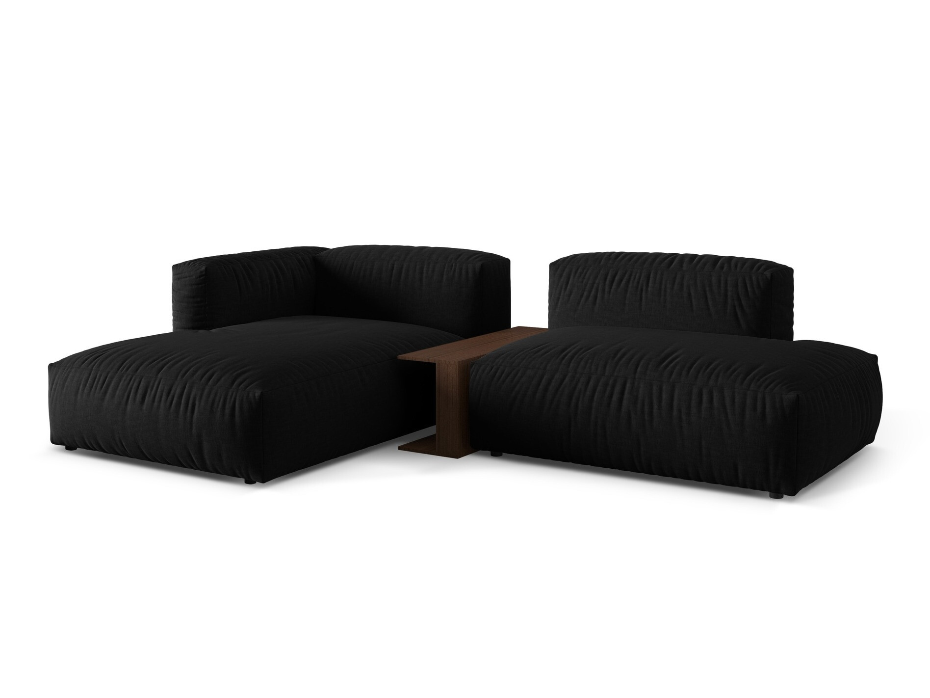 Modulinis minkštas kampas Sorcoro 106 (Boston Black)