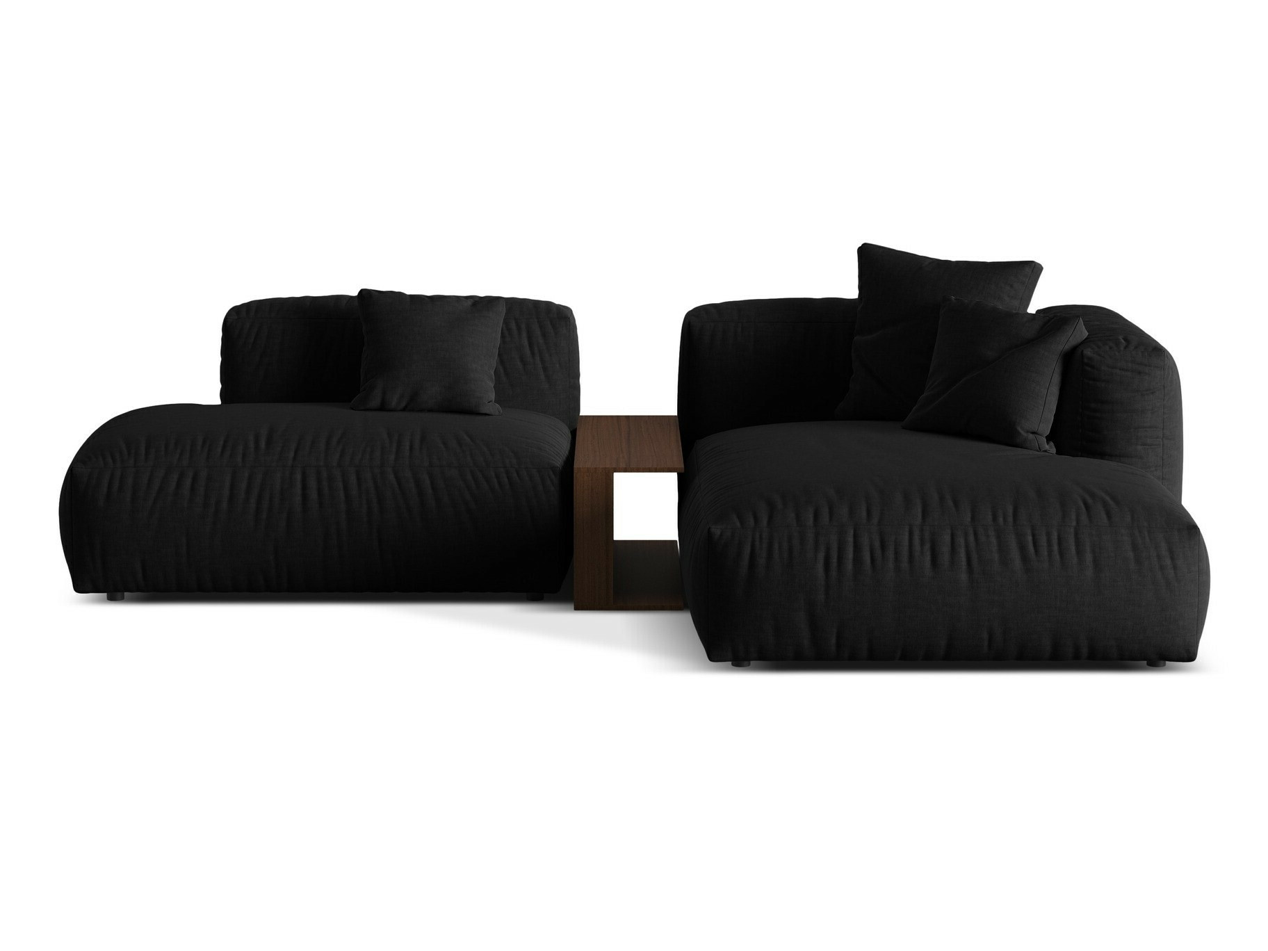 Modulinis minkštas kampas Sorcoro 106 (Boston Black)