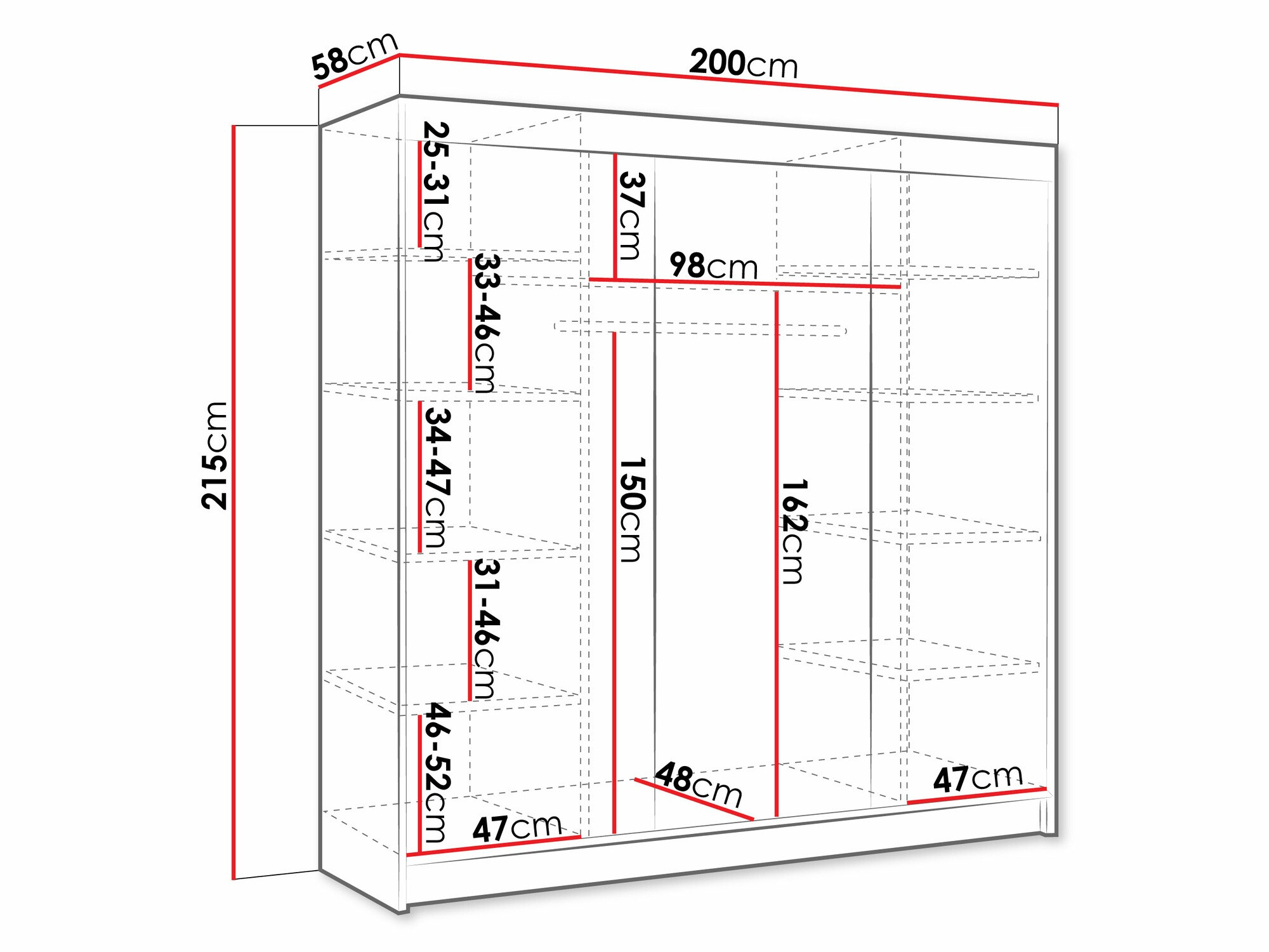 Spinta Closico Durion III (Juoda)