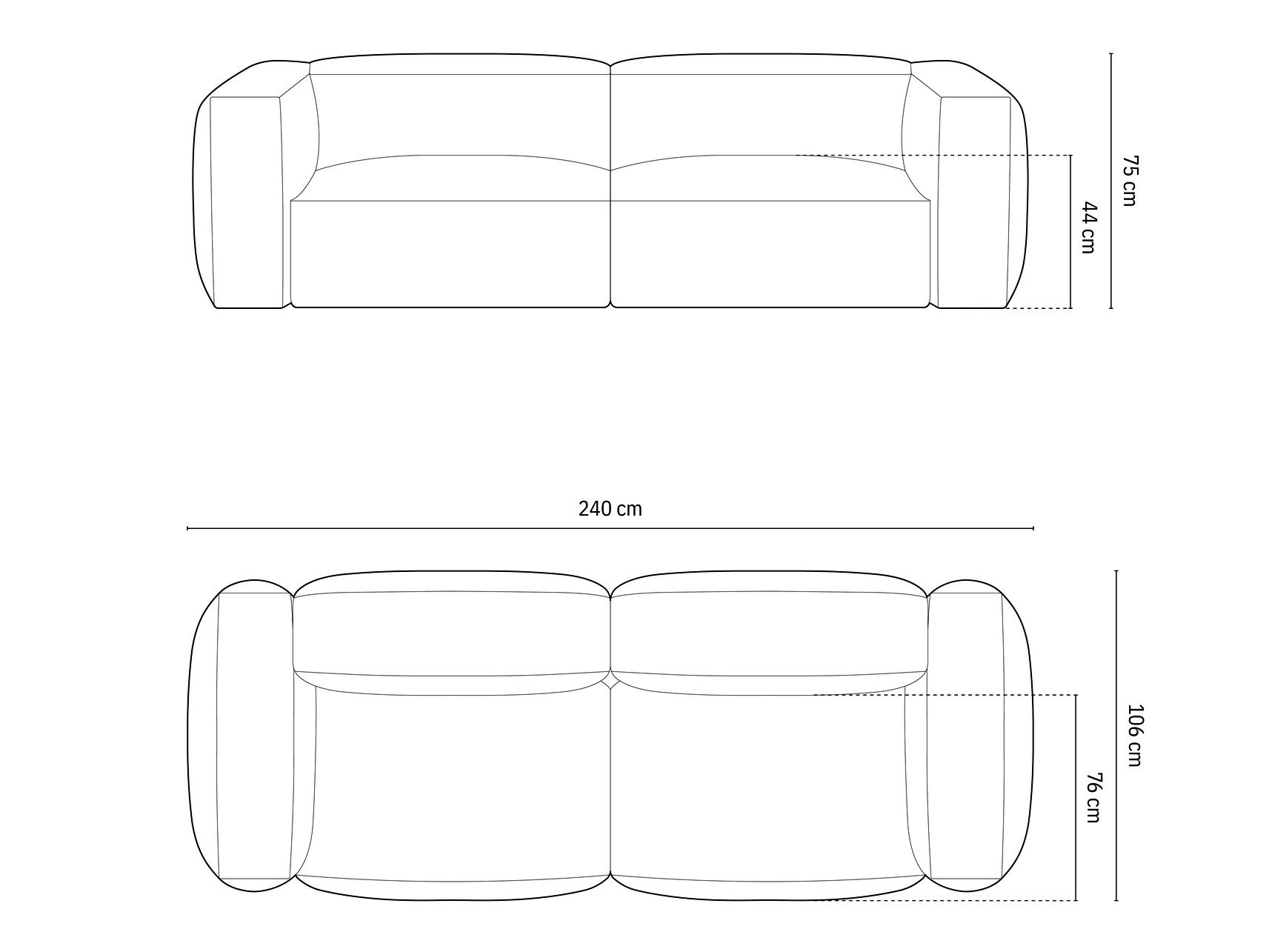Modulinė sofa Sorcoro 100 (Vogue 12)
