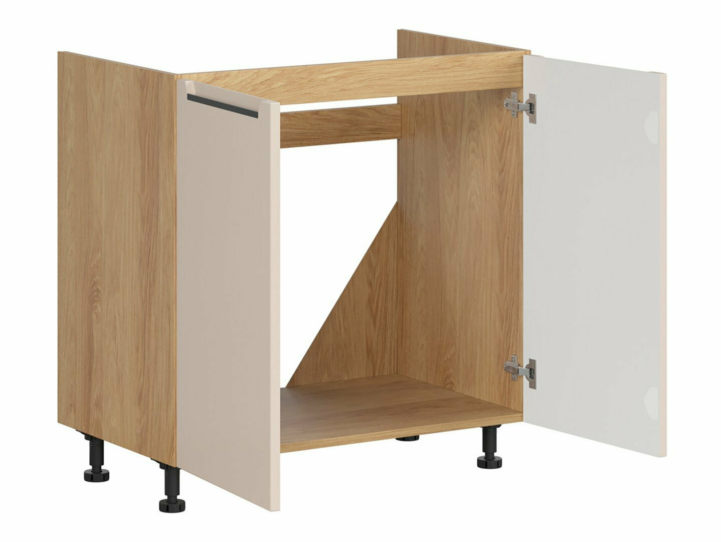 Modulinė spintelė plautuvei su durelėmis Riso Beige 125