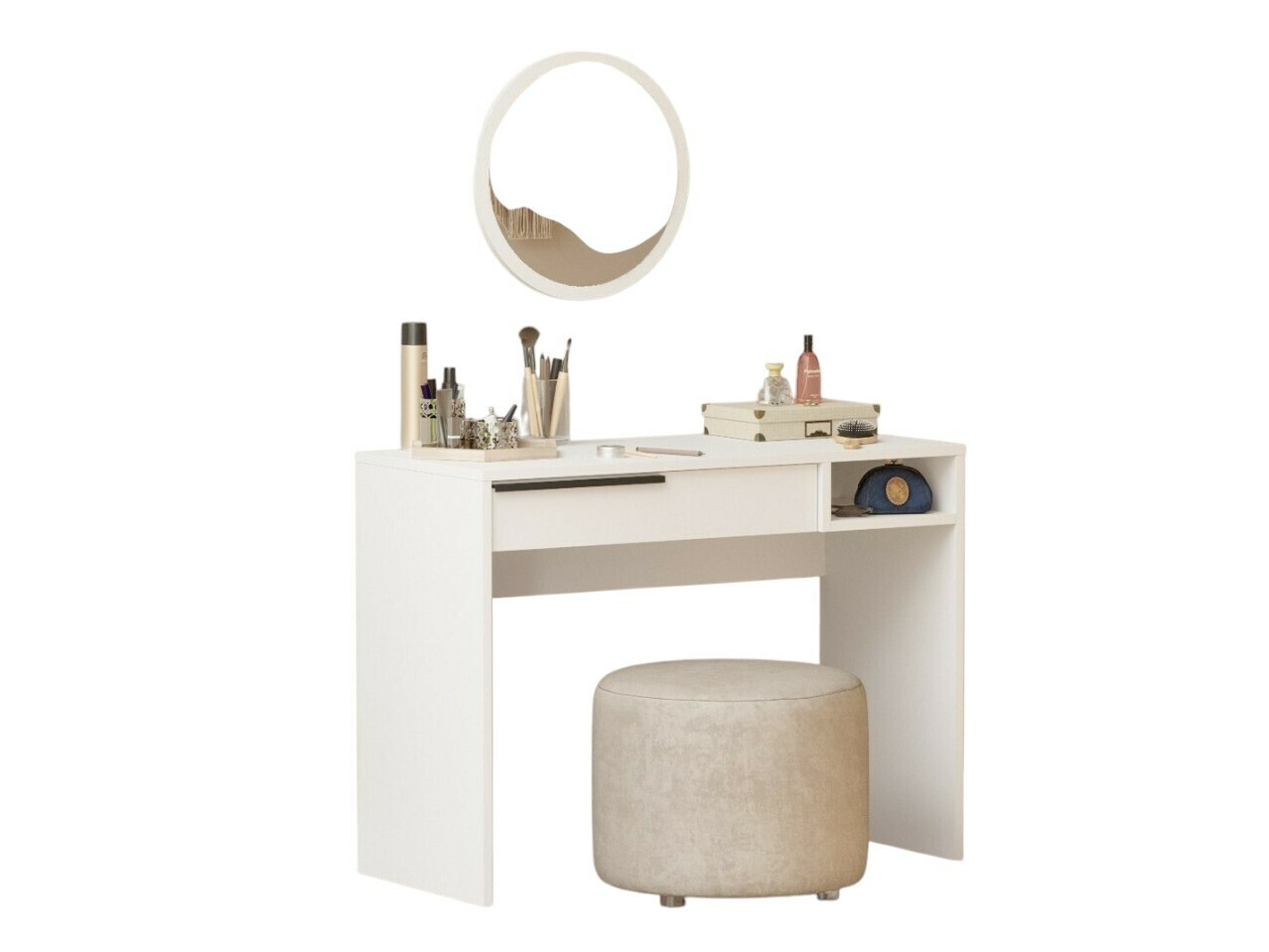 Makiažo staliukas Fertore 117 (Balta)