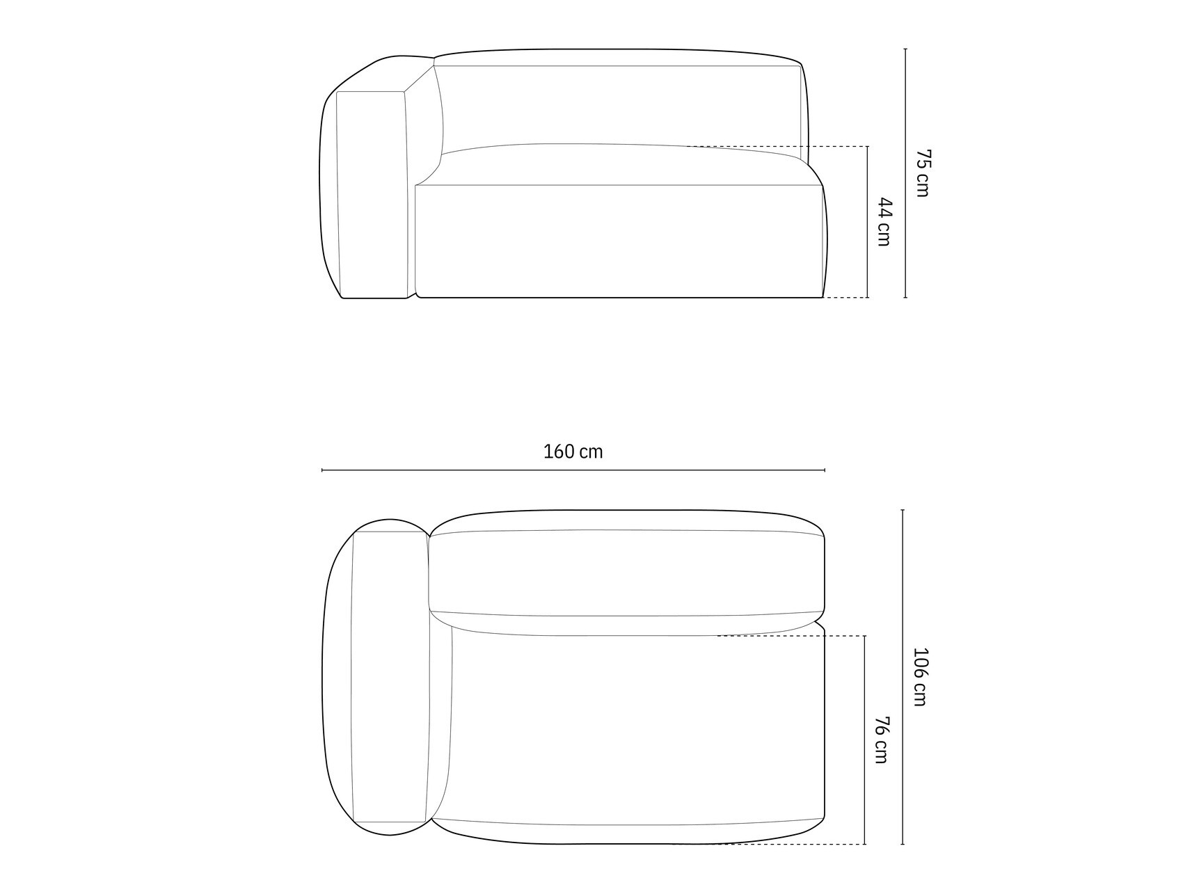 Modulinė sėdimoji dalis Sorcoro 111 (Vogue 03)