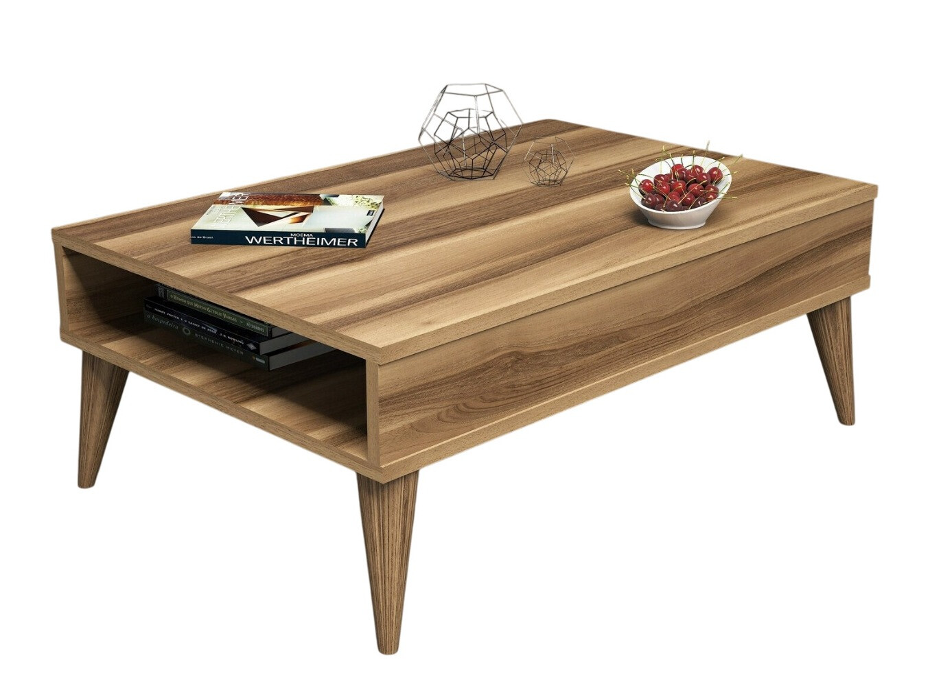 Žurnalinis staliukas Kailua 1232 (Graikinis riešutas)