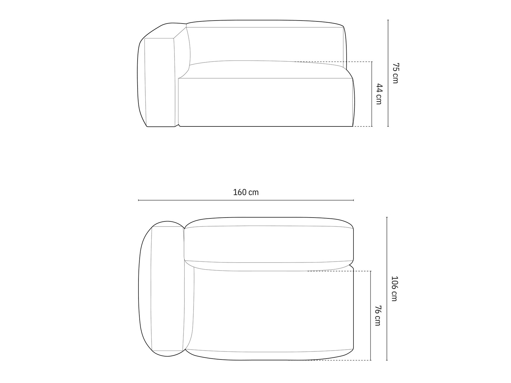 Modulinė sėdimoji dalis Sorcoro 111 (Vogue 15)