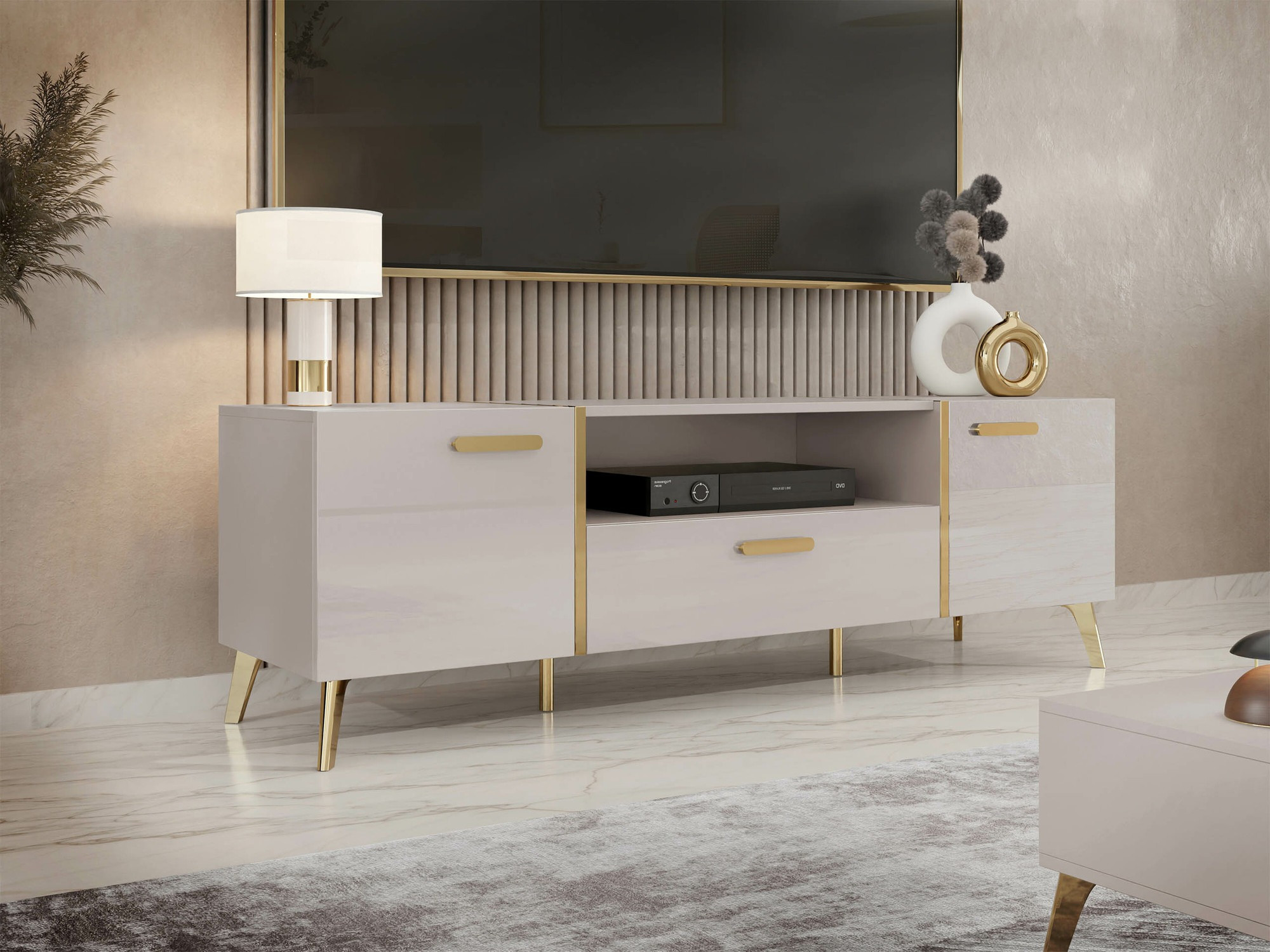 TV staliukas Comfivo Teslomo 113 (Kašmyras + Blizgus kašmyras)