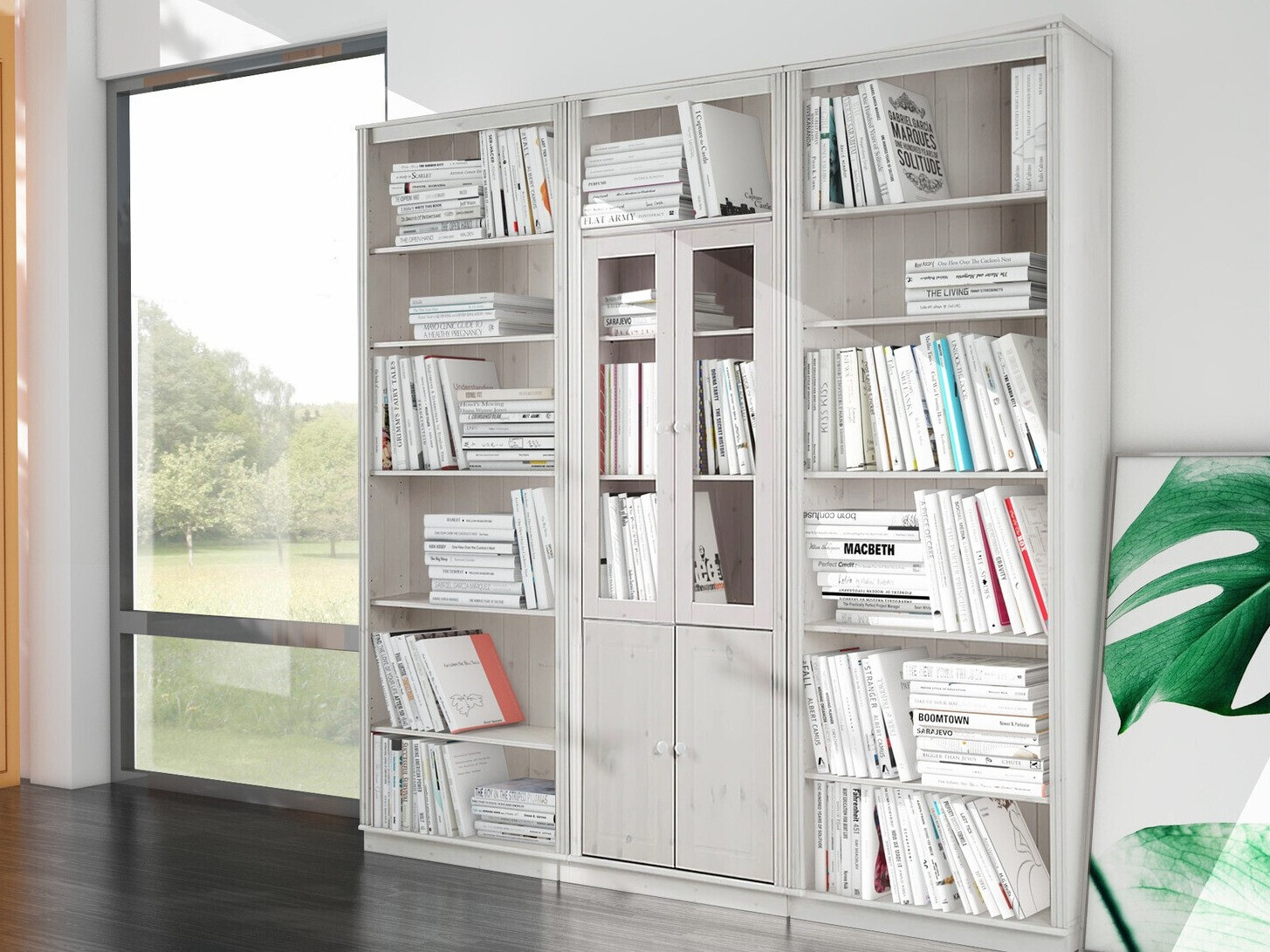 Lentynų komplektas Saltoro 113 (Balta)