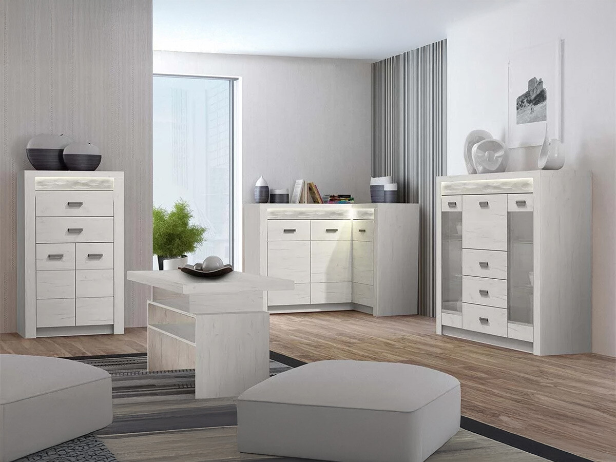 Žurnalinis staliukas Serfeno 109 (Craft balta)