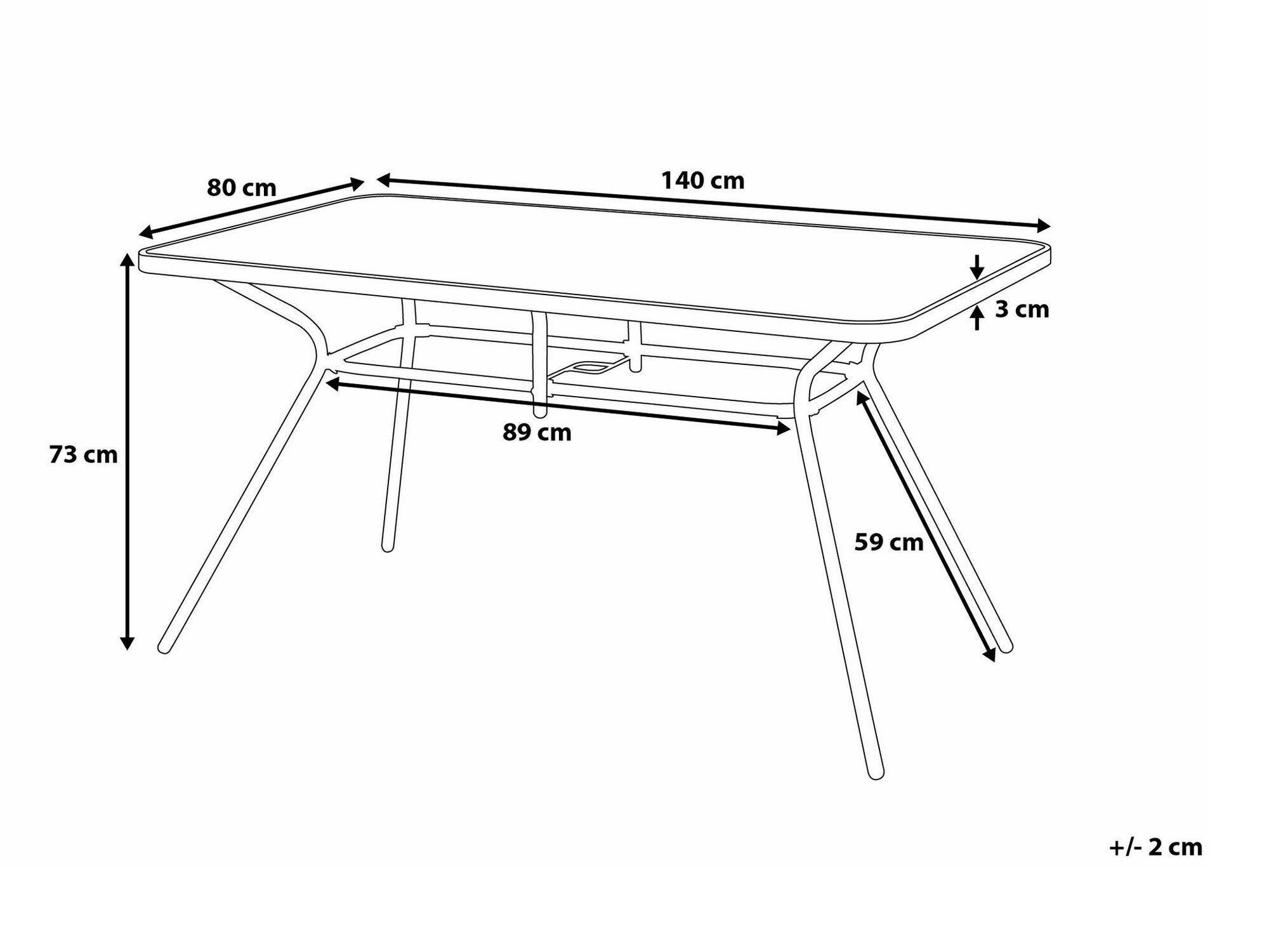 Stalo ir kėdžių komplektas Berwyn 2499