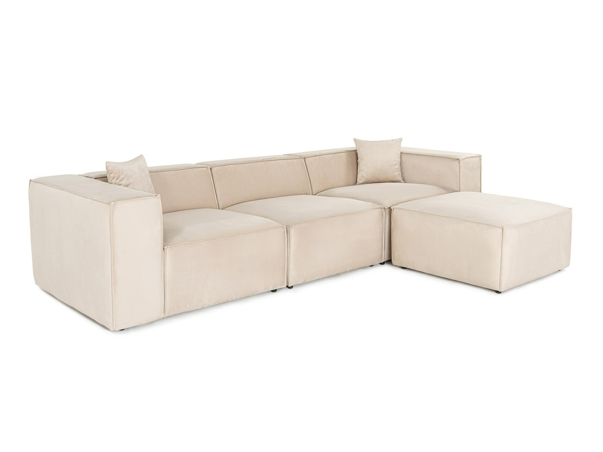 Modulinis minkštas kampas Fivsoi 102 (Kreminė)