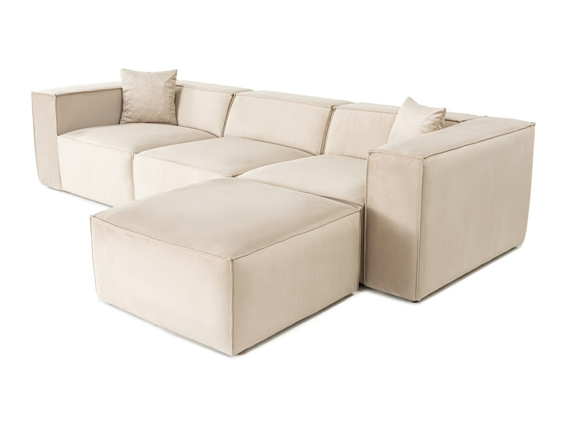 Modulinis minkštas kampas Fivsoi 102 (Kreminė)