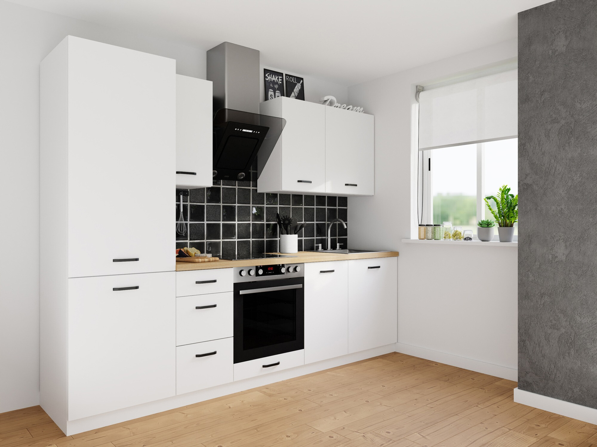 Modulinis virtuvės komplektas Top White 167