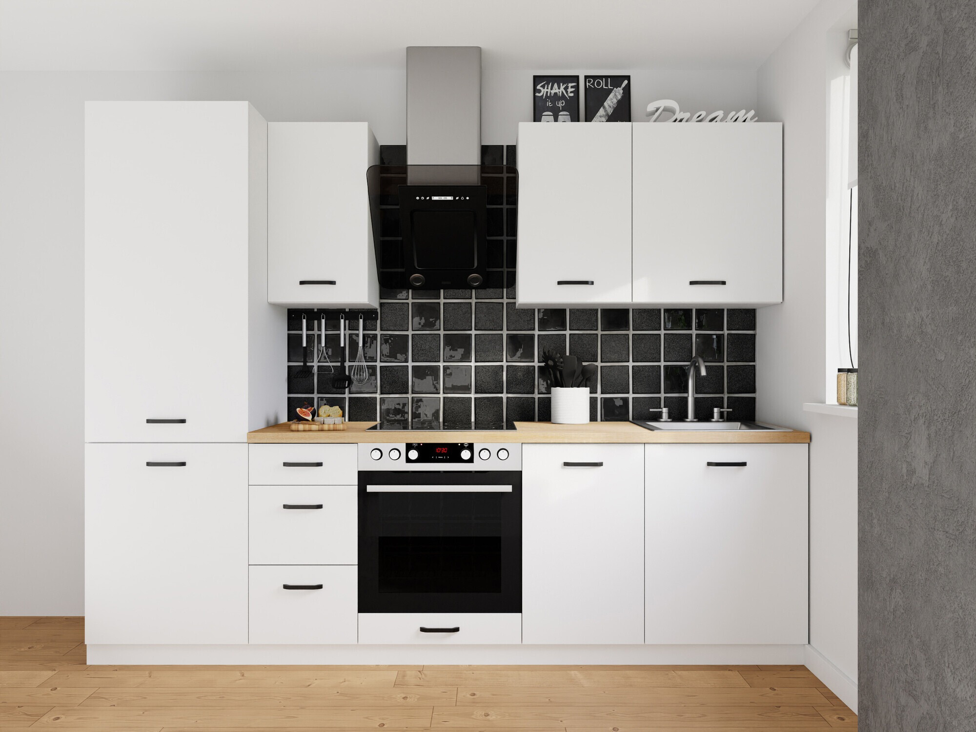 Modulinis virtuvės komplektas Top White 167