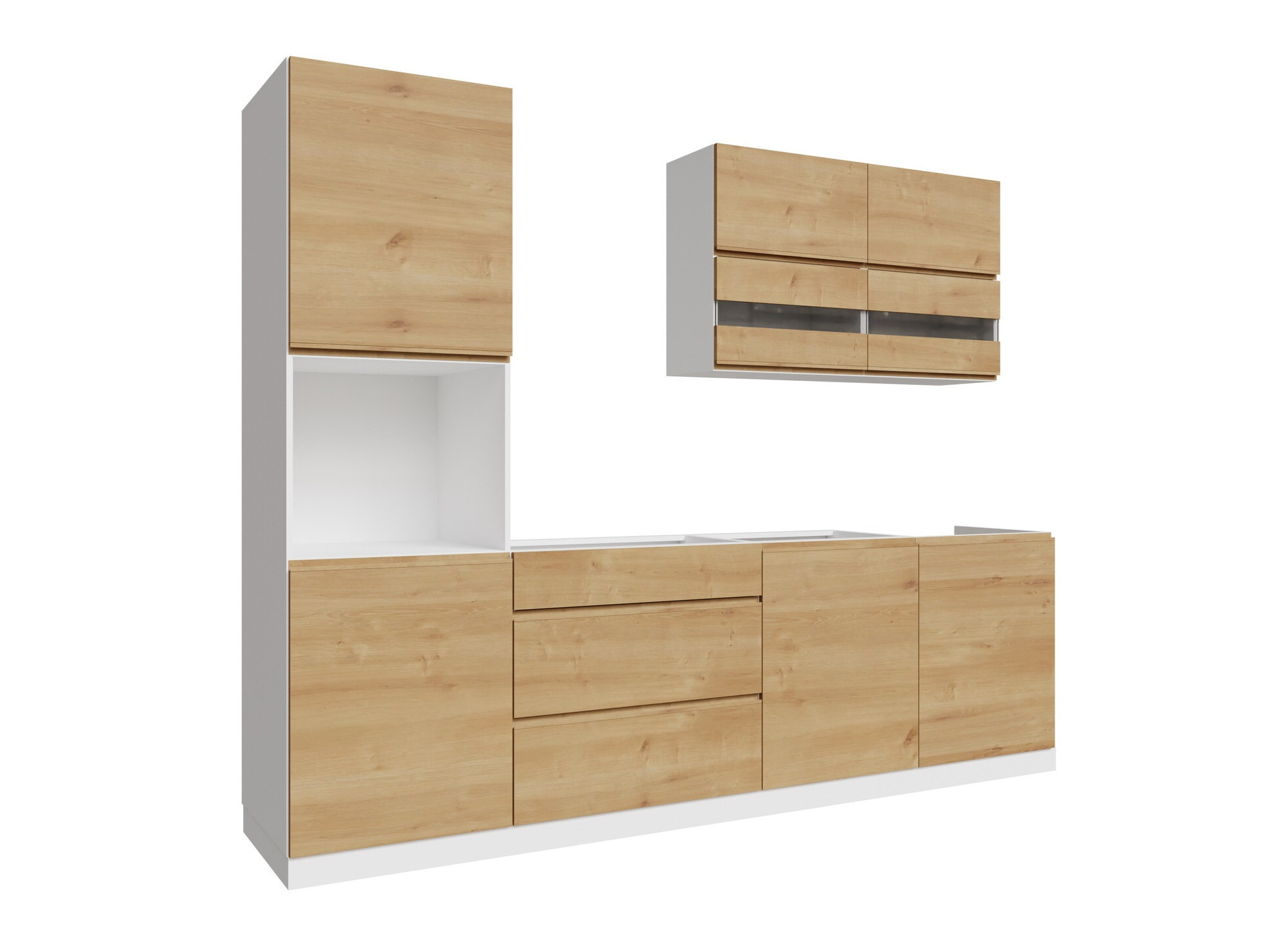 Modulinis virtuvės komplektas Soli Oak 164