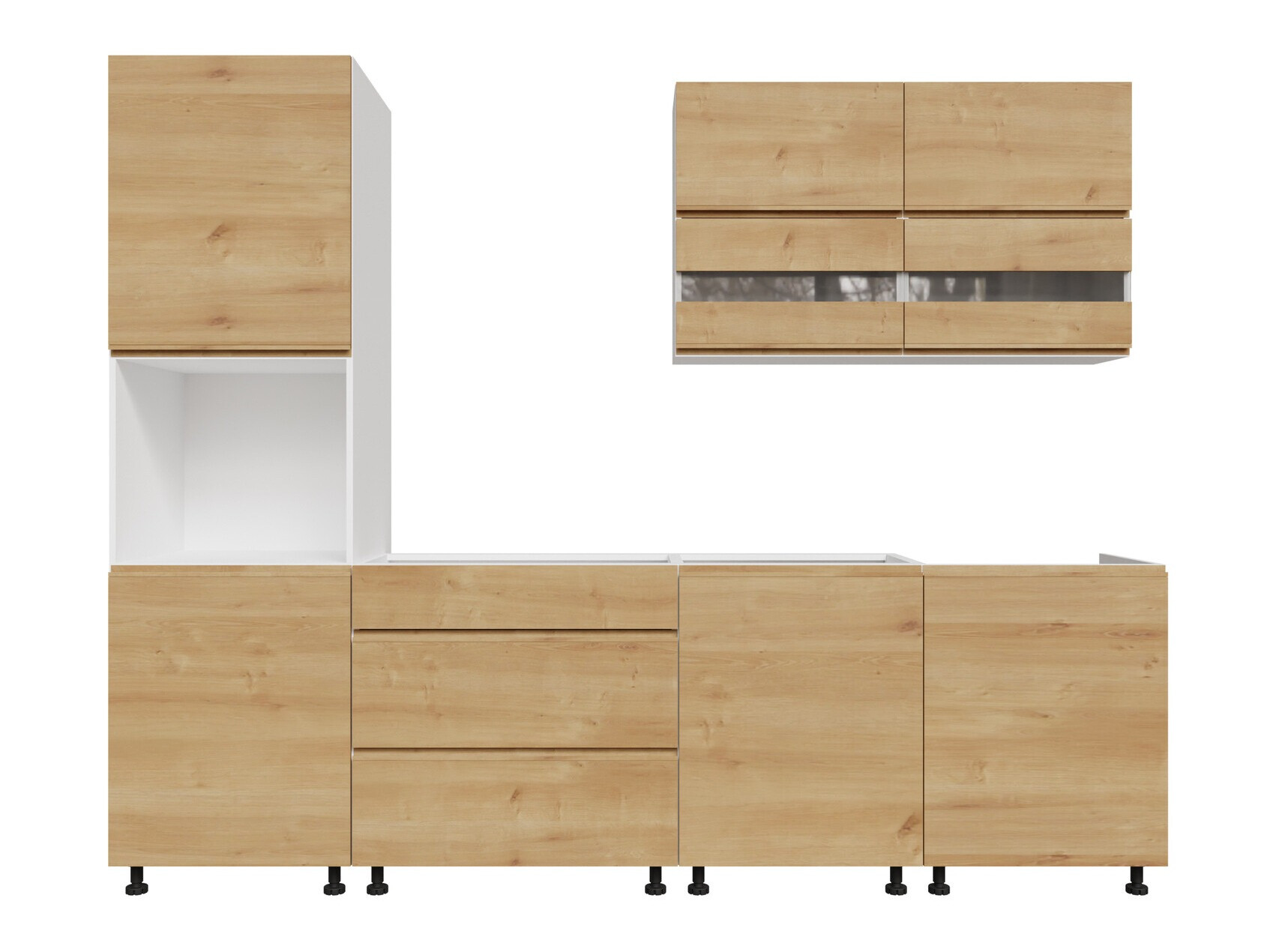 Modulinis virtuvės komplektas Soli Oak 164