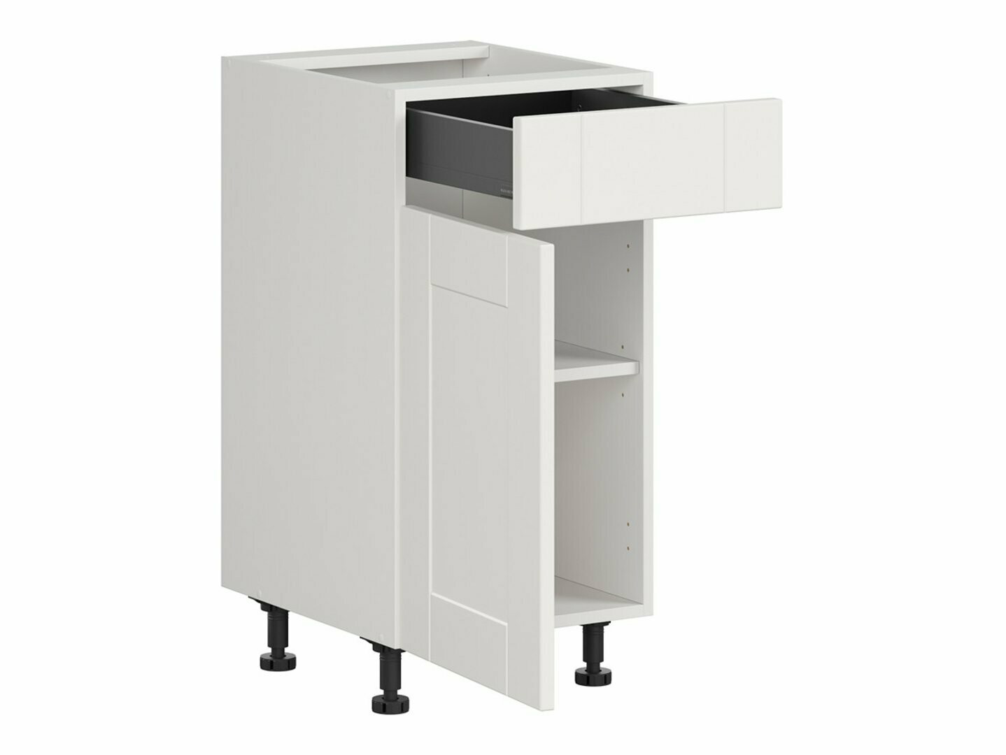 Modulinė spintelė su stalčiumi ir durelėmis Eva White 103