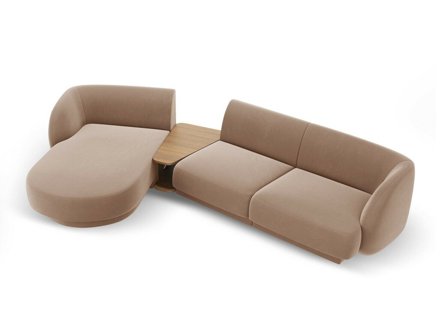 Modulinis minkštas kampas Tivlomi 117 (Bluvel 40)