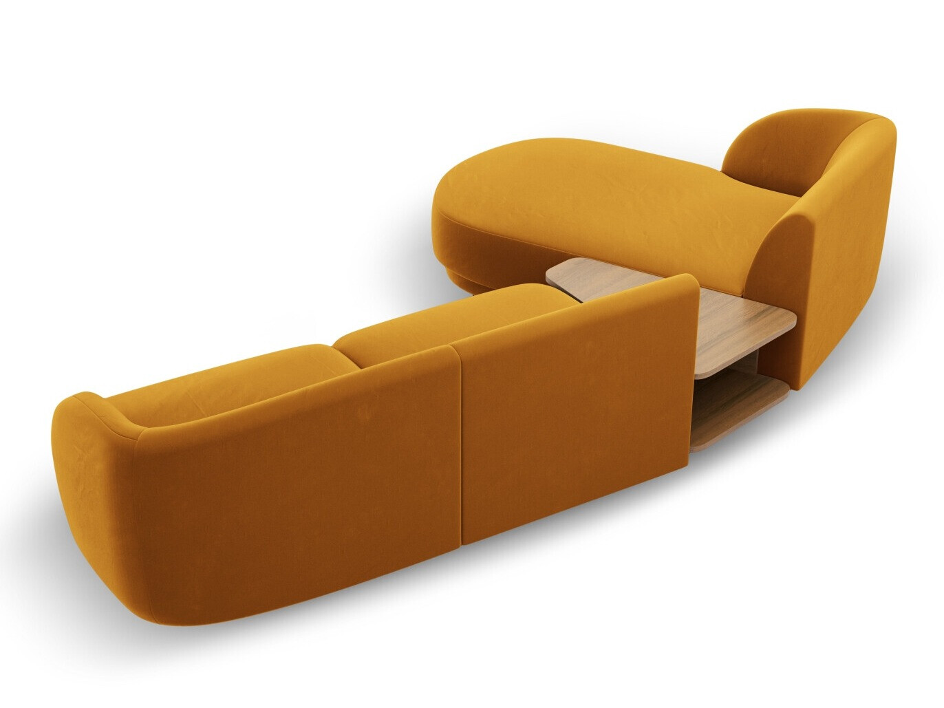 Modulinis minkštas kampas Tivlomi 117 (Bluvel 68)