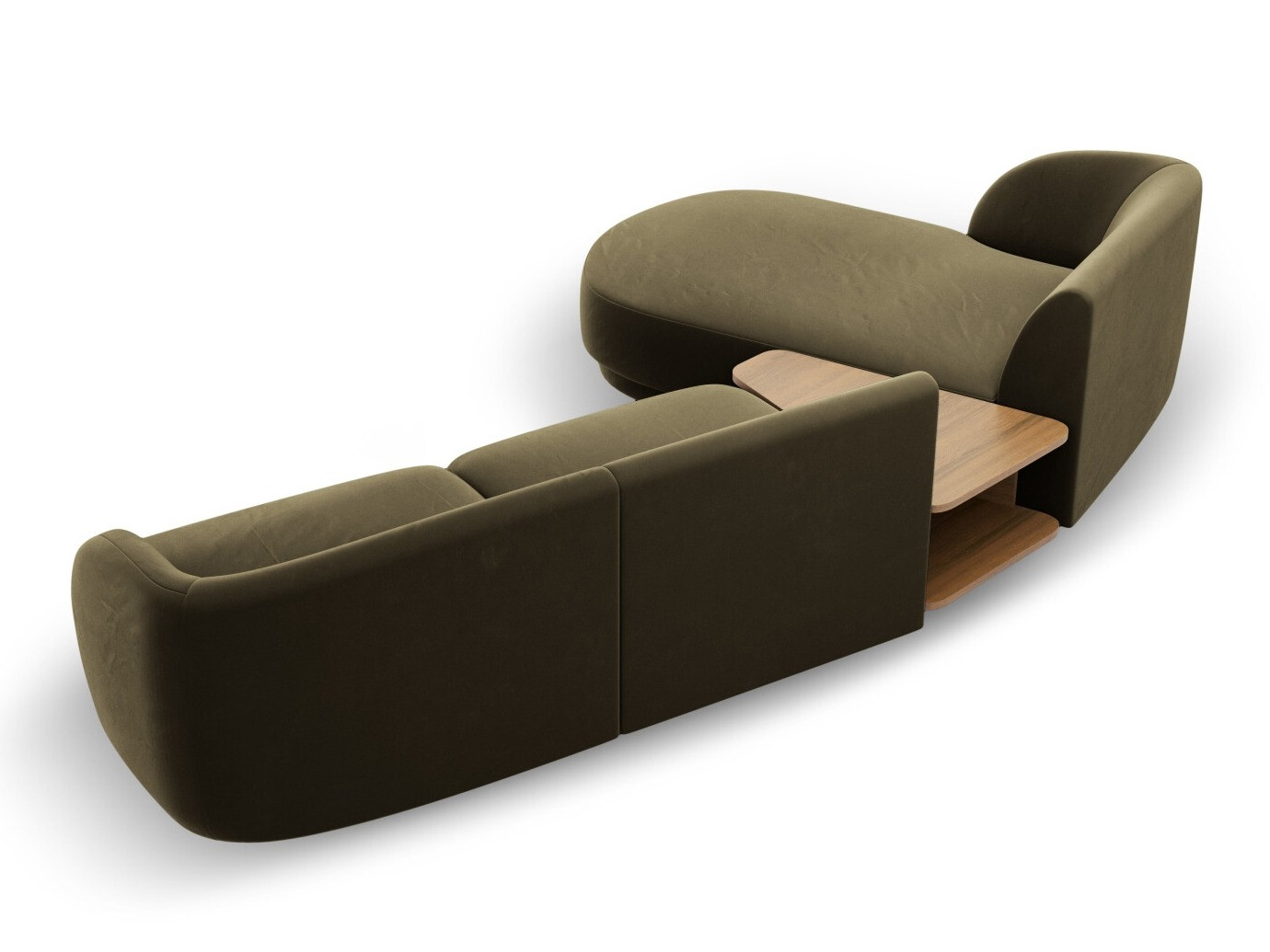 Modulinis minkštas kampas Tivlomi 117 (Bluvel 77)