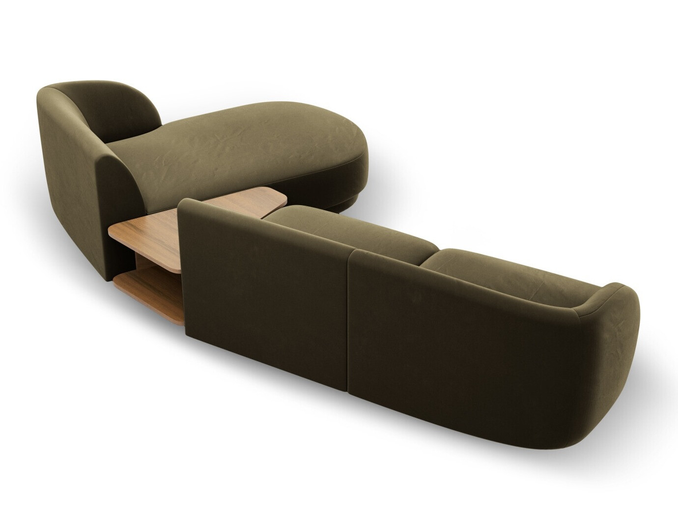 Modulinis minkštas kampas Tivlomi 117 (Bluvel 77)
