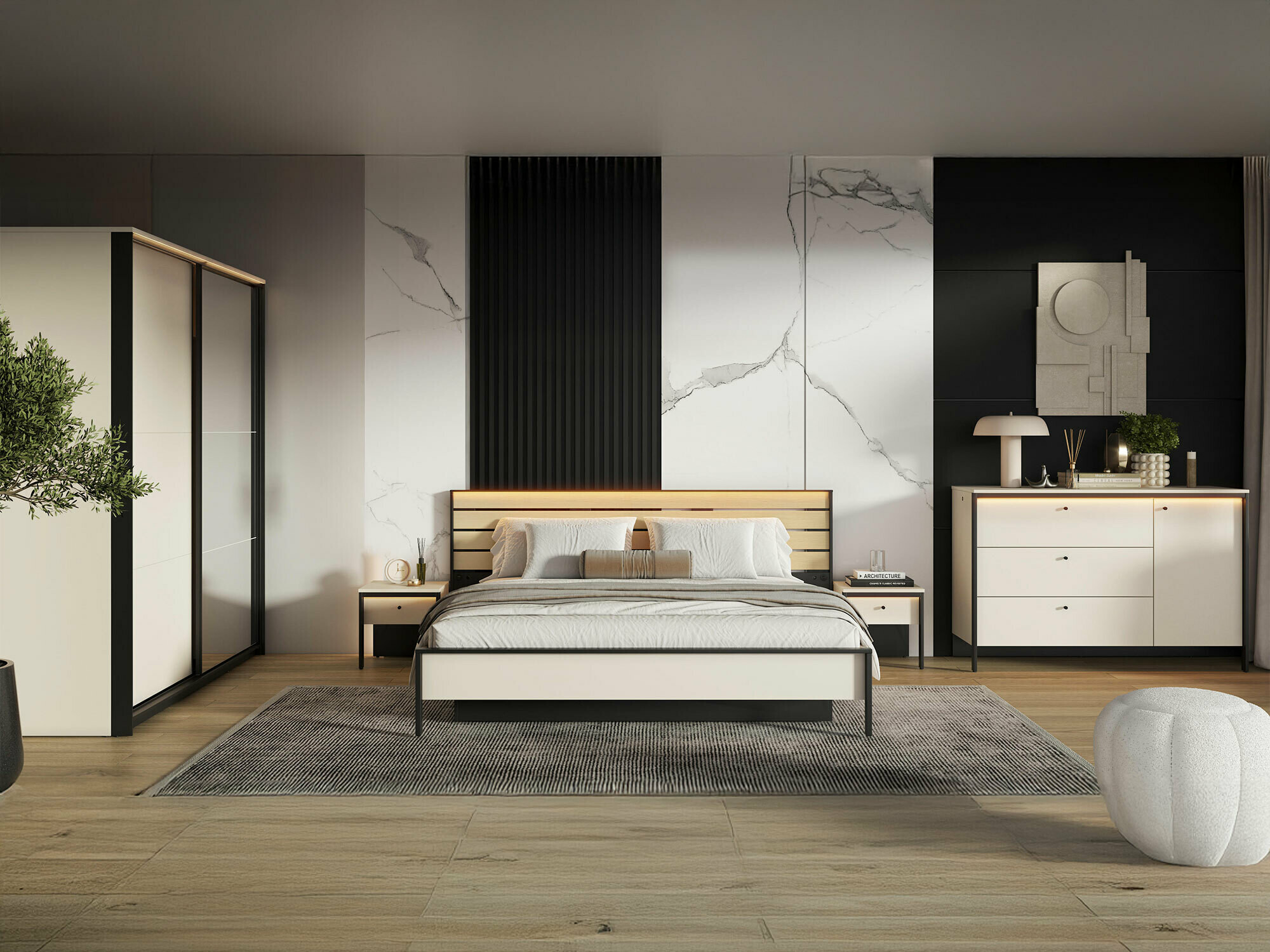 Miegamojo komplektas Virmoro 106