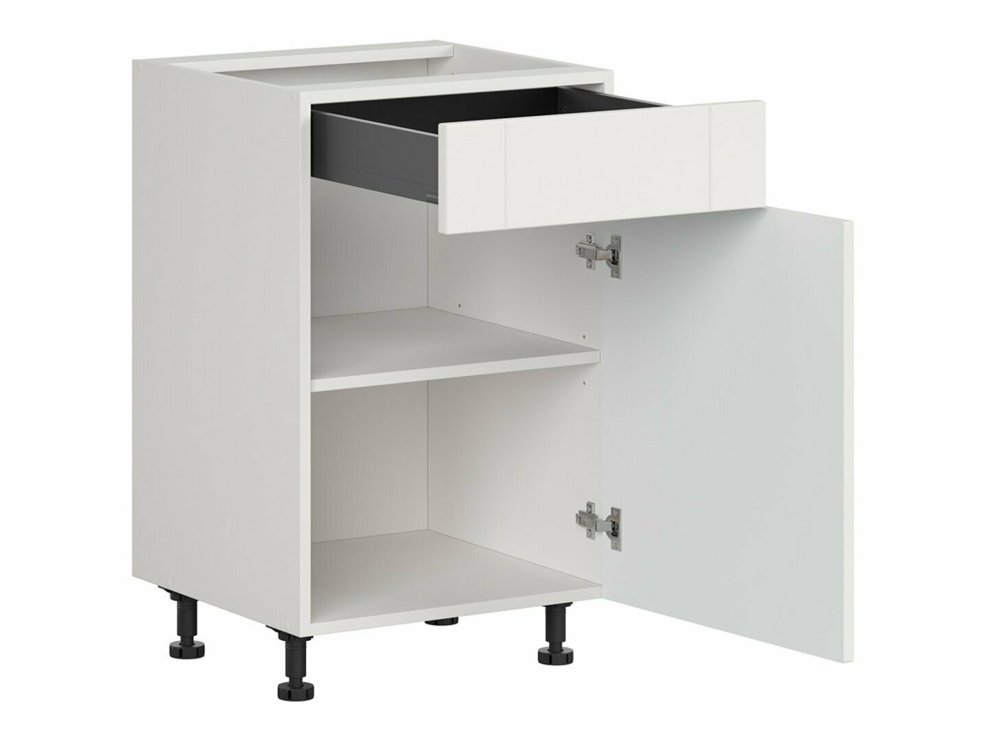 Modulinė spintelė su stalčiumi ir durelėmis Eva White 104
