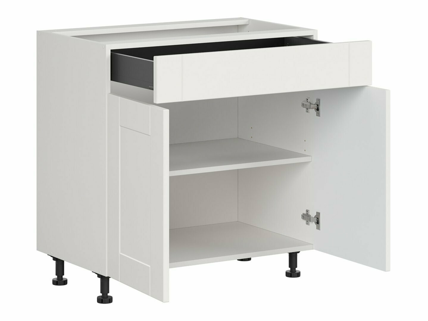 Modulinė spintelė su stalčiumi ir durelėmis Eva White 106