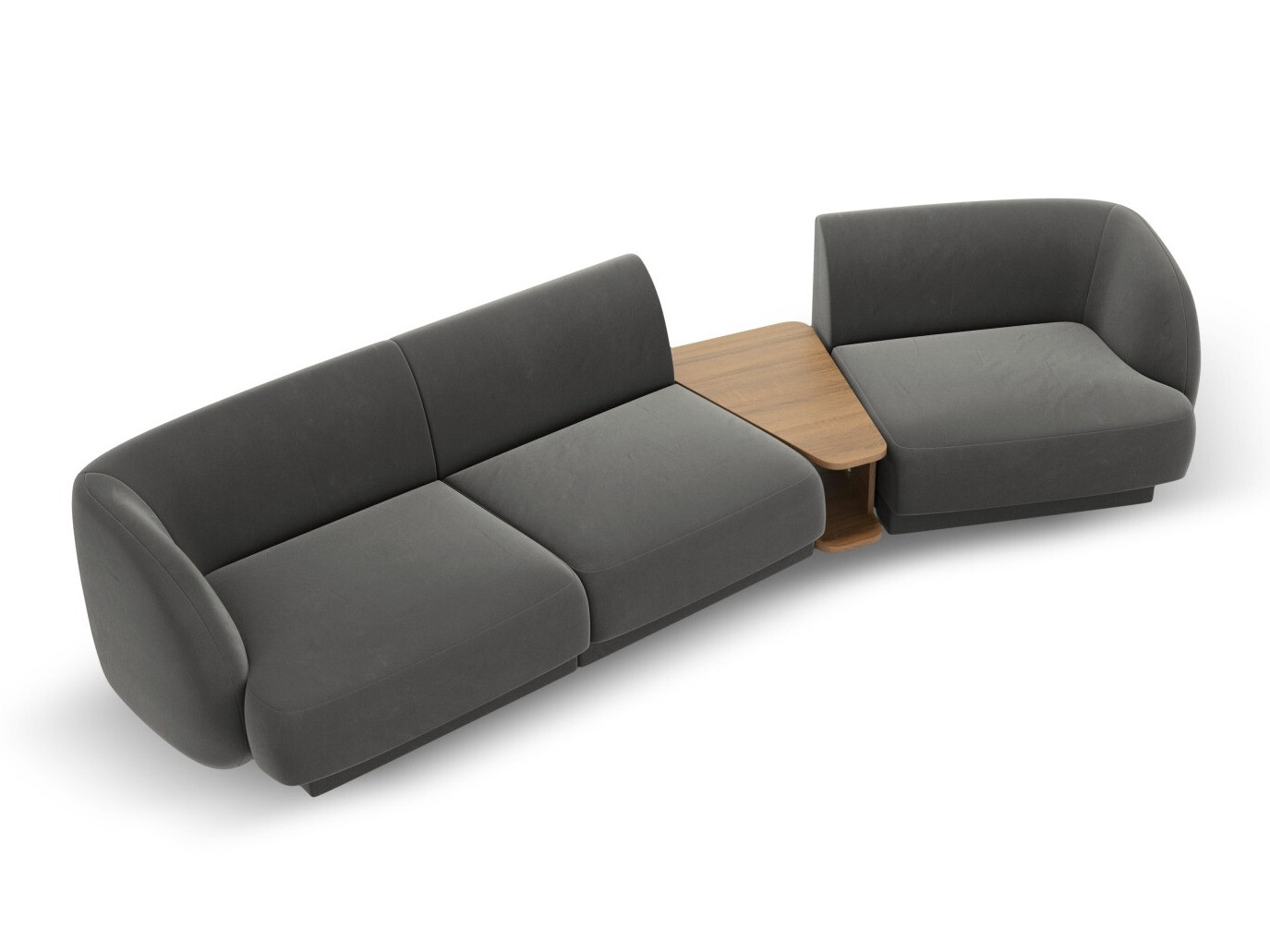 Modulinis minkštas kampas Tivlomi 118 (Bluvel 13)