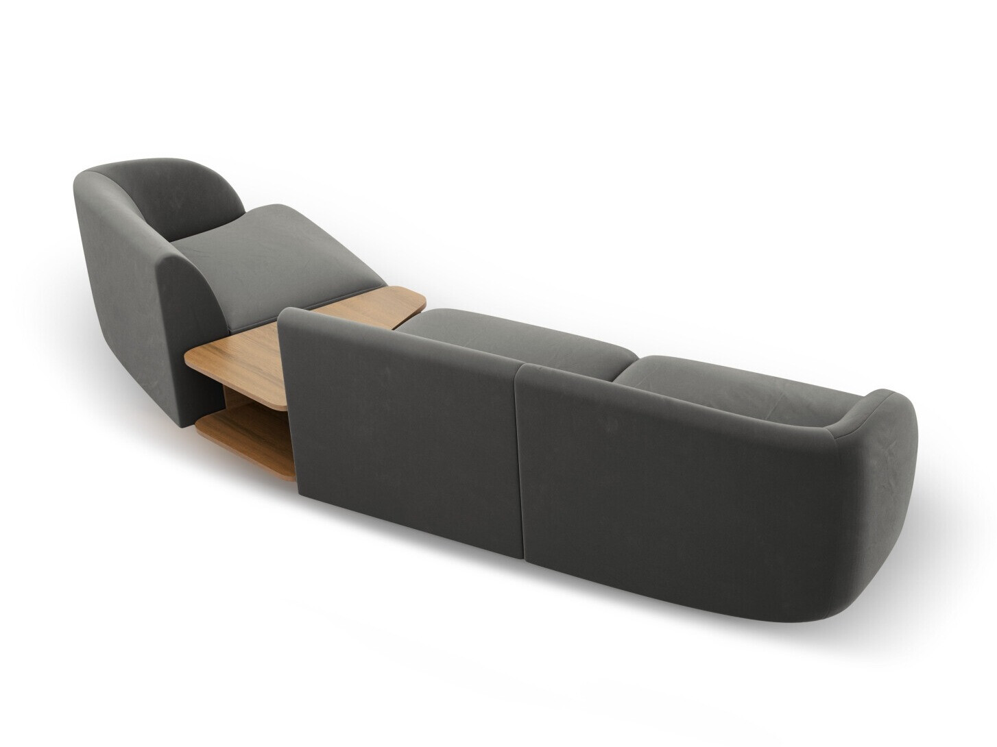 Modulinis minkštas kampas Tivlomi 118 (Bluvel 13)