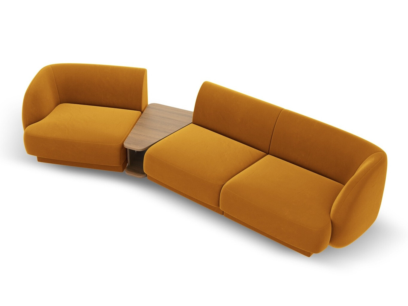 Modulinis minkštas kampas Tivlomi 118 (Bluvel 68)