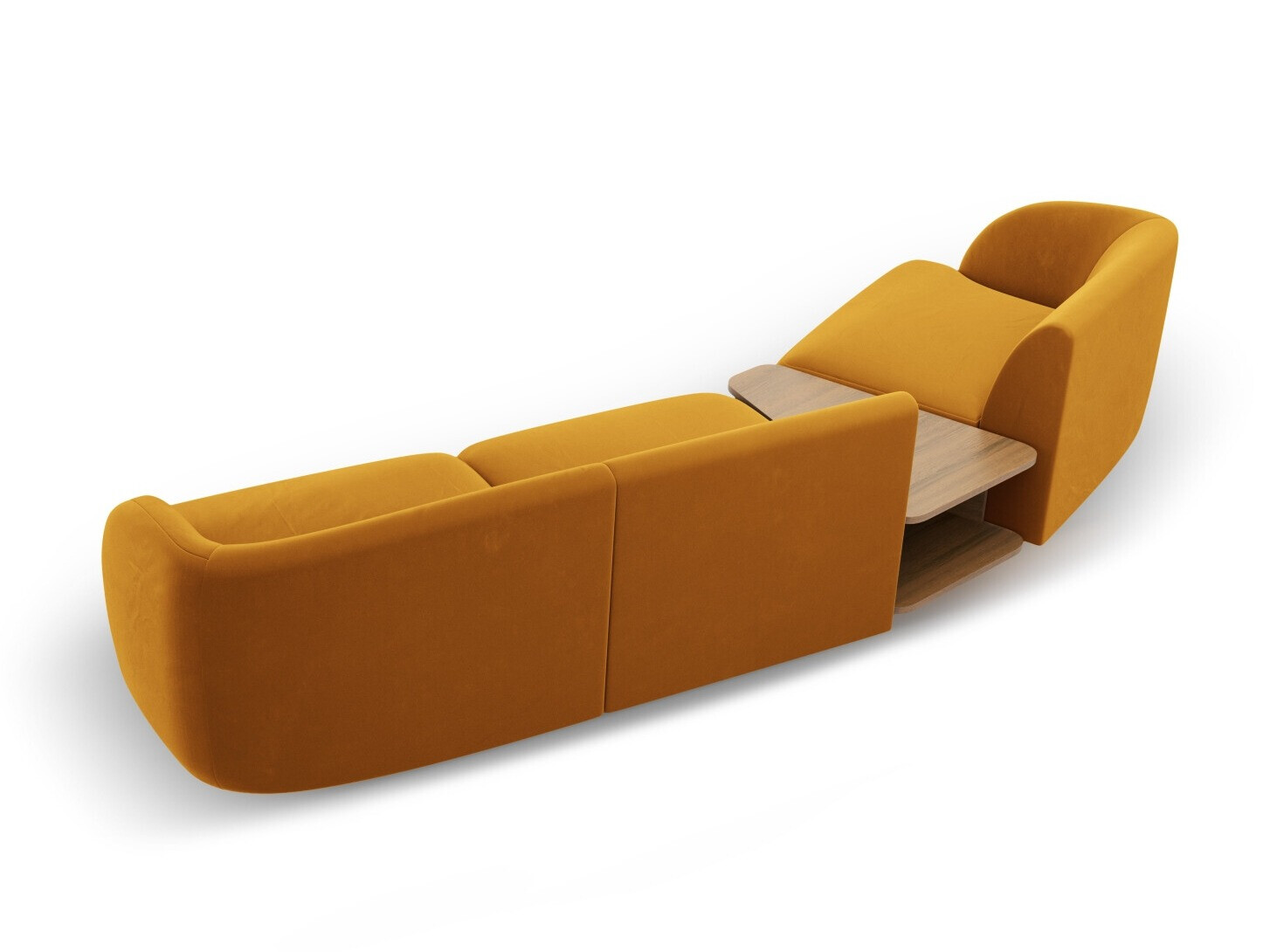 Modulinis minkštas kampas Tivlomi 118 (Bluvel 68)