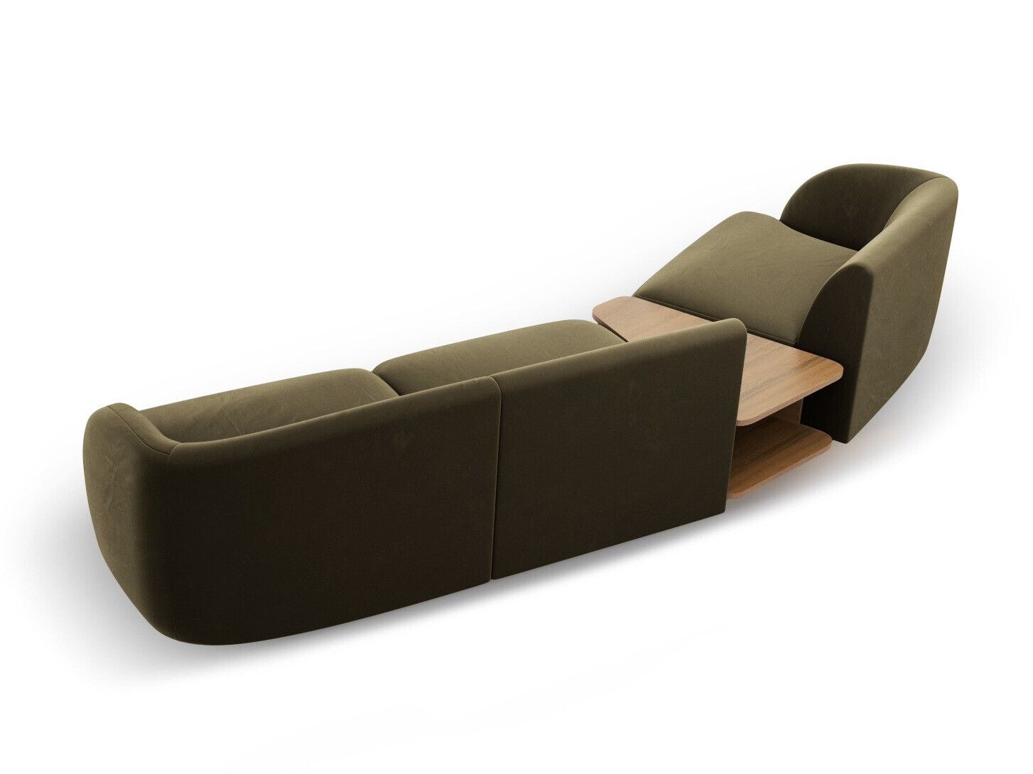 Modulinis minkštas kampas Tivlomi 118 (Bluvel 77)