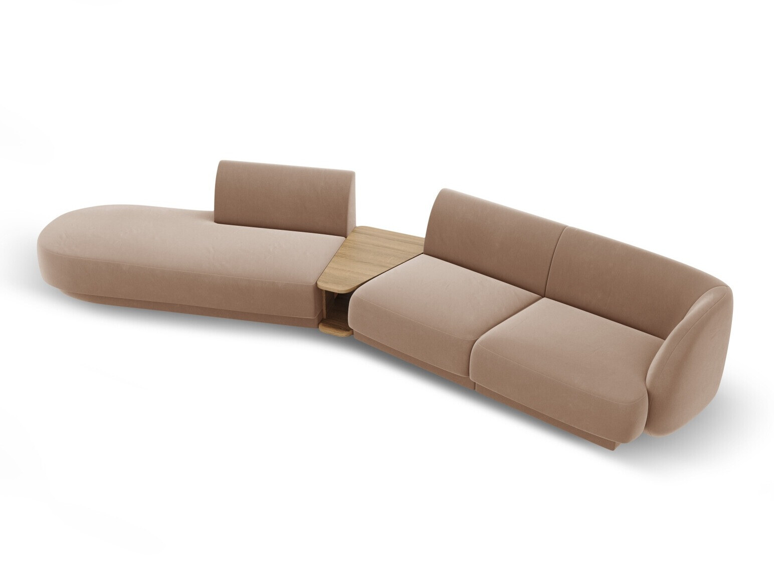 Modulinis minkštas kampas Tivlomi 119 (Bluvel 40)
