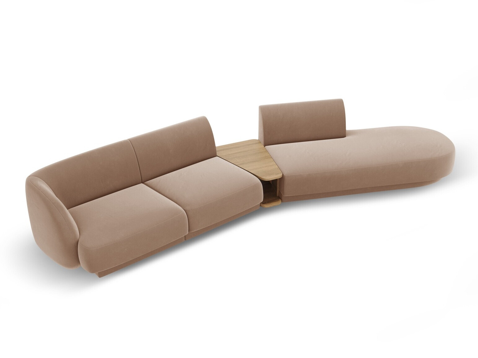 Modulinis minkštas kampas Tivlomi 119 (Bluvel 40)
