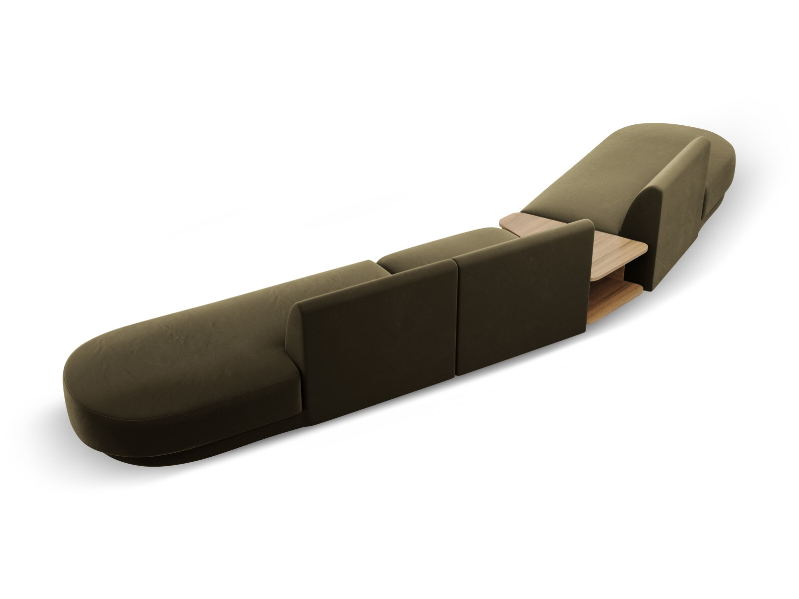Modulinis minkštas kampas Tivlomi 120 (Bluvel 77)