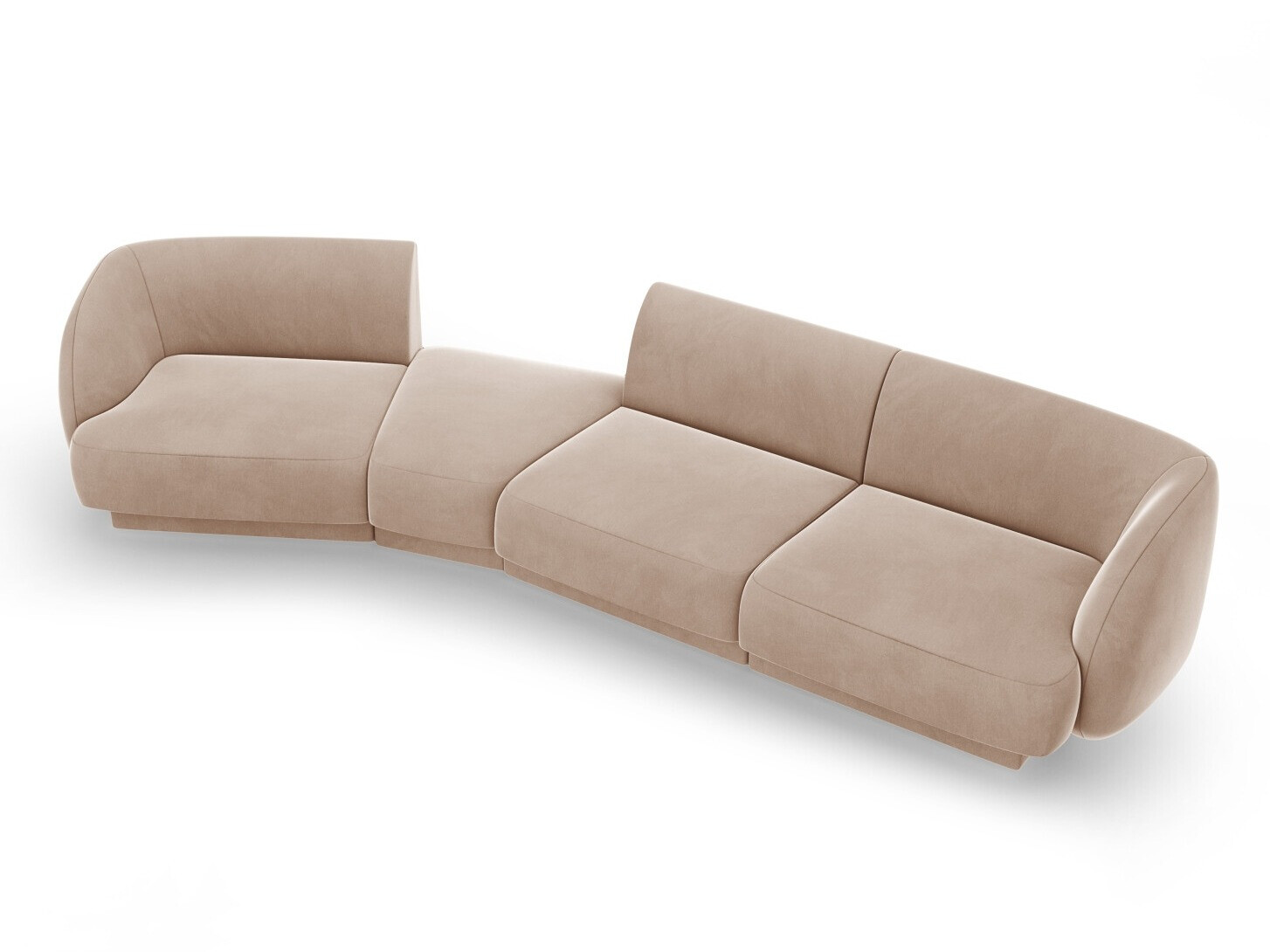 Modulinis minkštas kampas Tivlomi 122 (Bluvel 40)