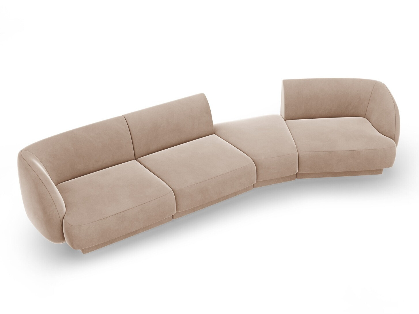 Modulinis minkštas kampas Tivlomi 122 (Bluvel 40)