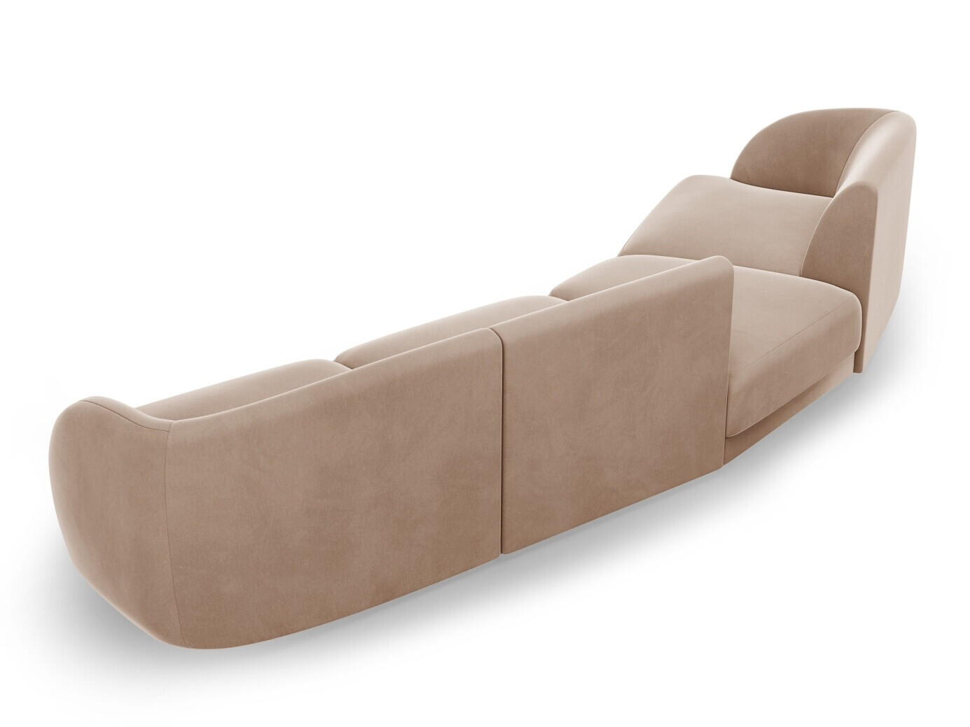 Modulinis minkštas kampas Tivlomi 122 (Bluvel 40)