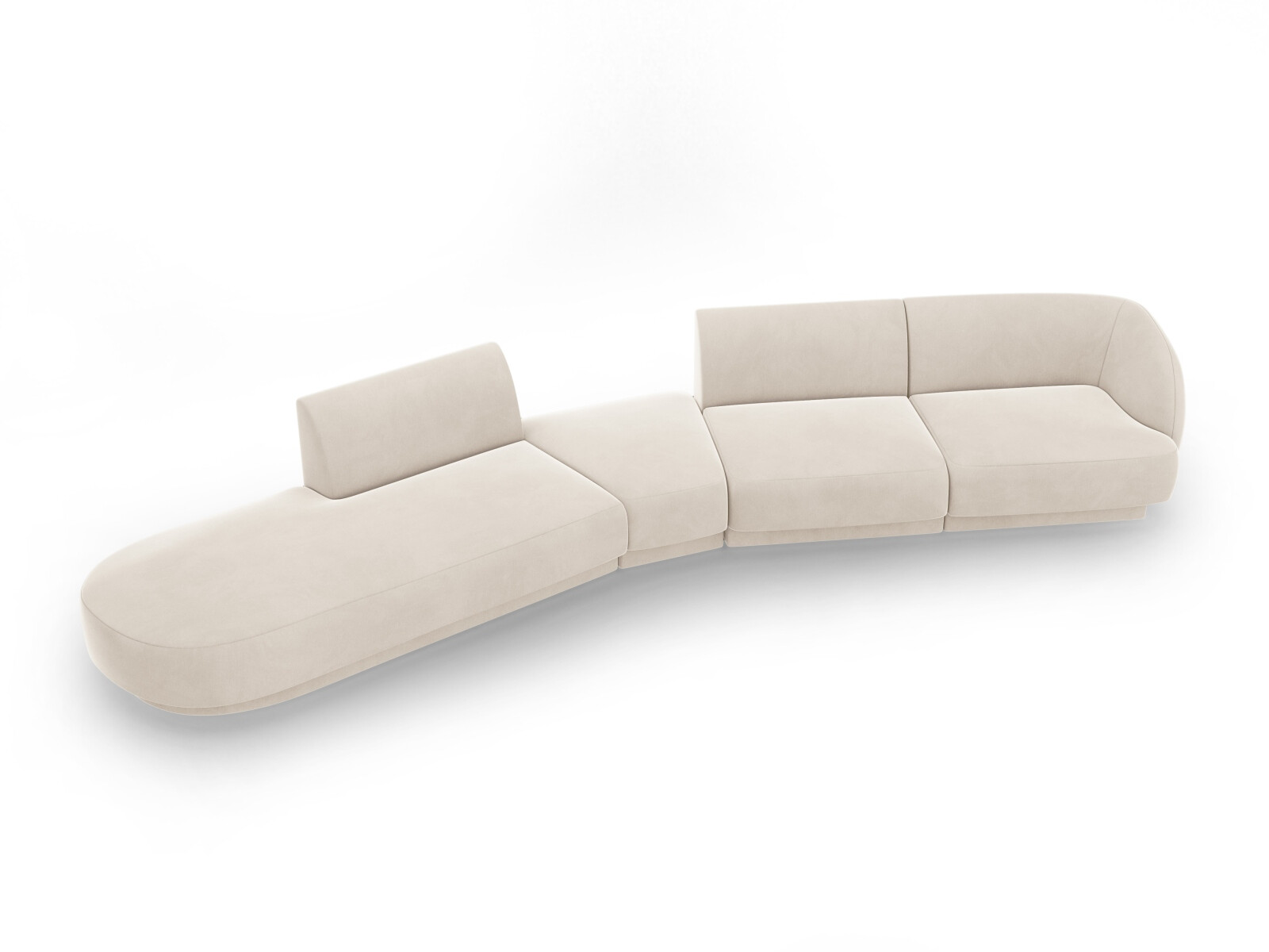 Modulinis minkštas kampas Tivlomi 123 (Bluvel 22)