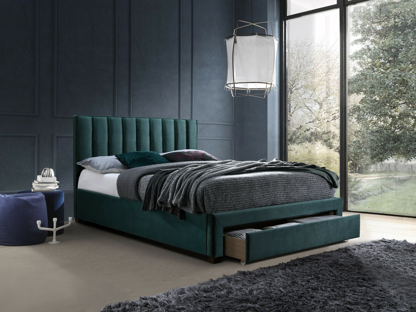 Lova Houston Fides (Tamsi žalia)