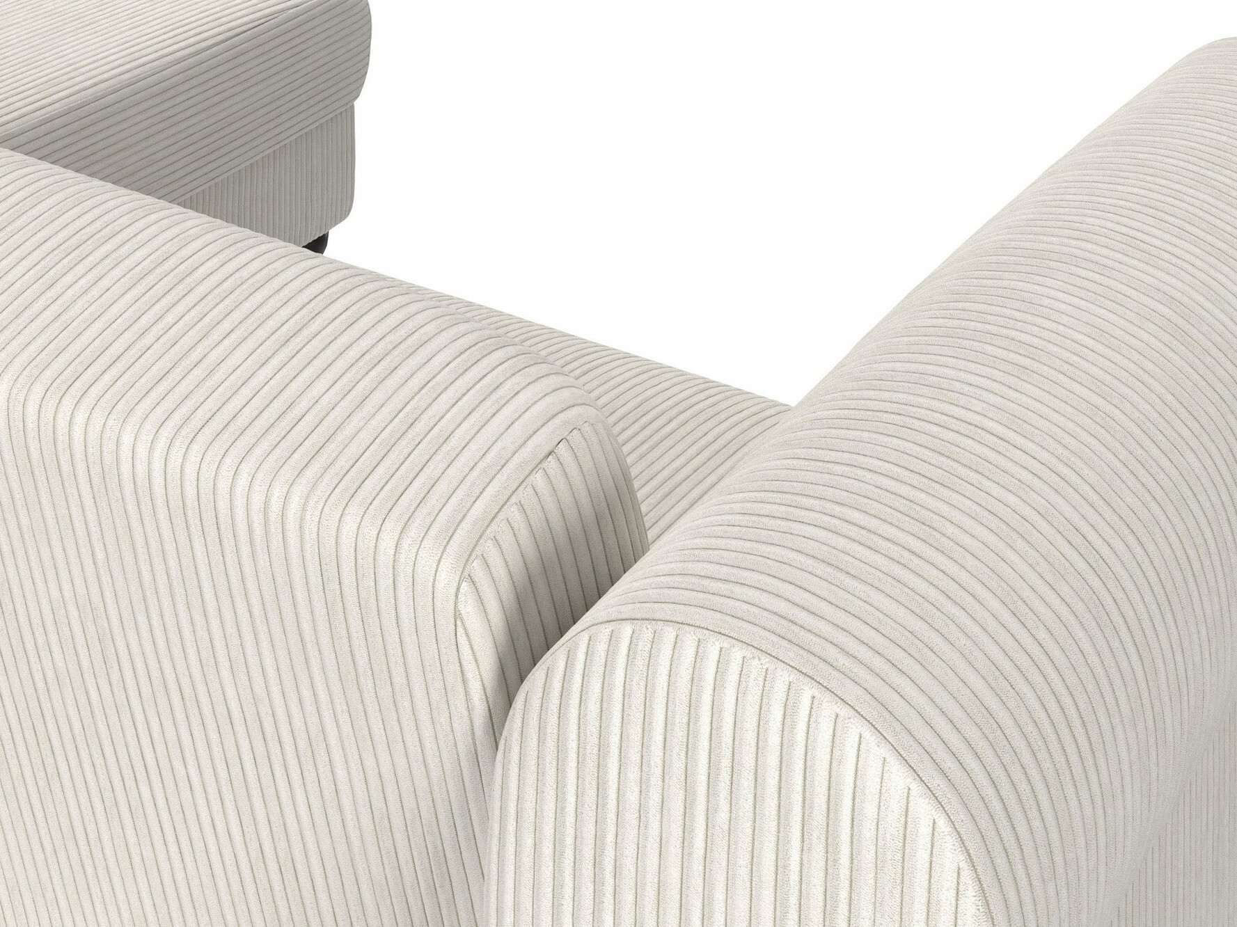 Minkštas kampas Tulsa 677 (Kreminė)