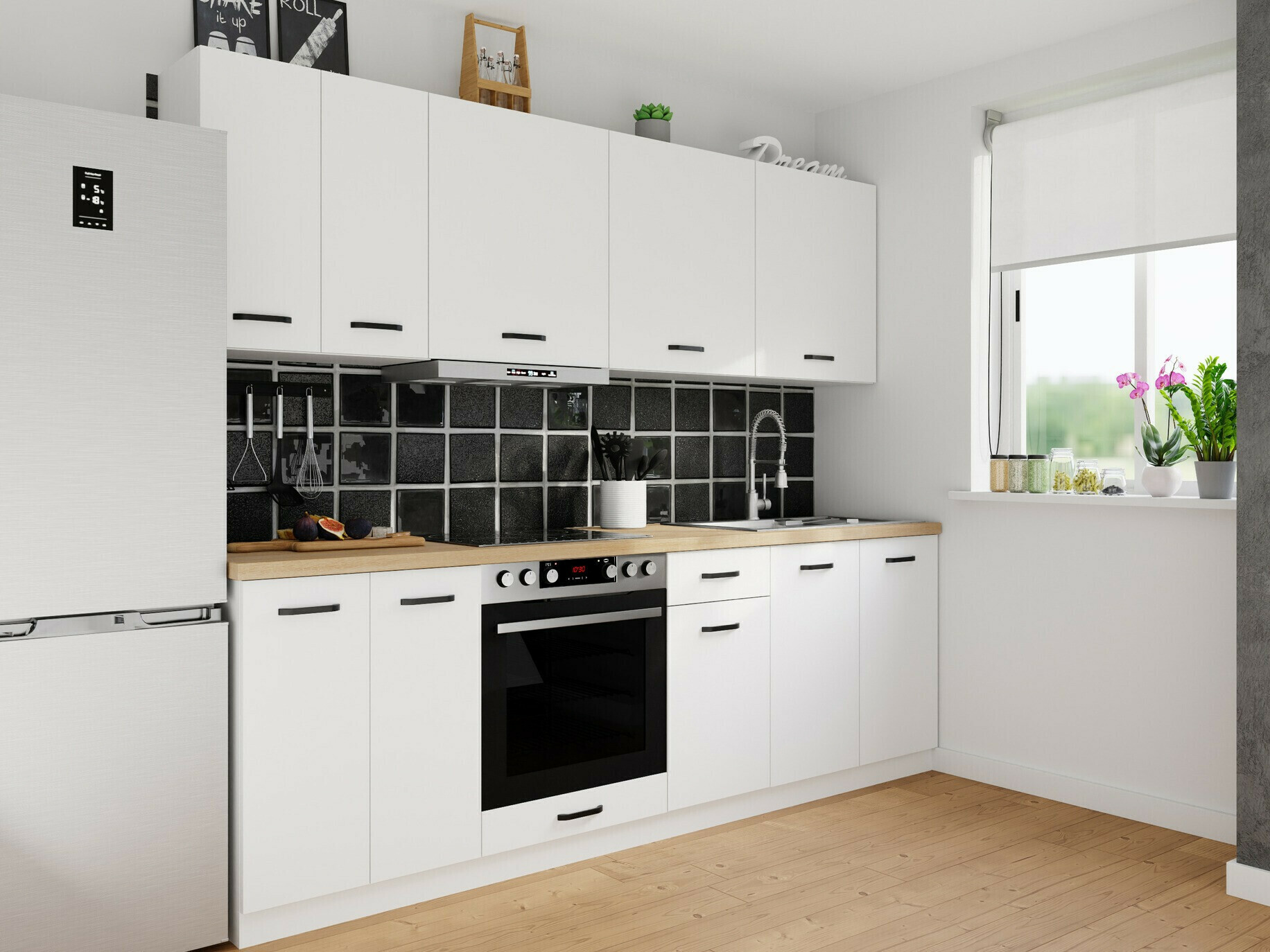 Modulinė pakabinama spintelė Top White 143