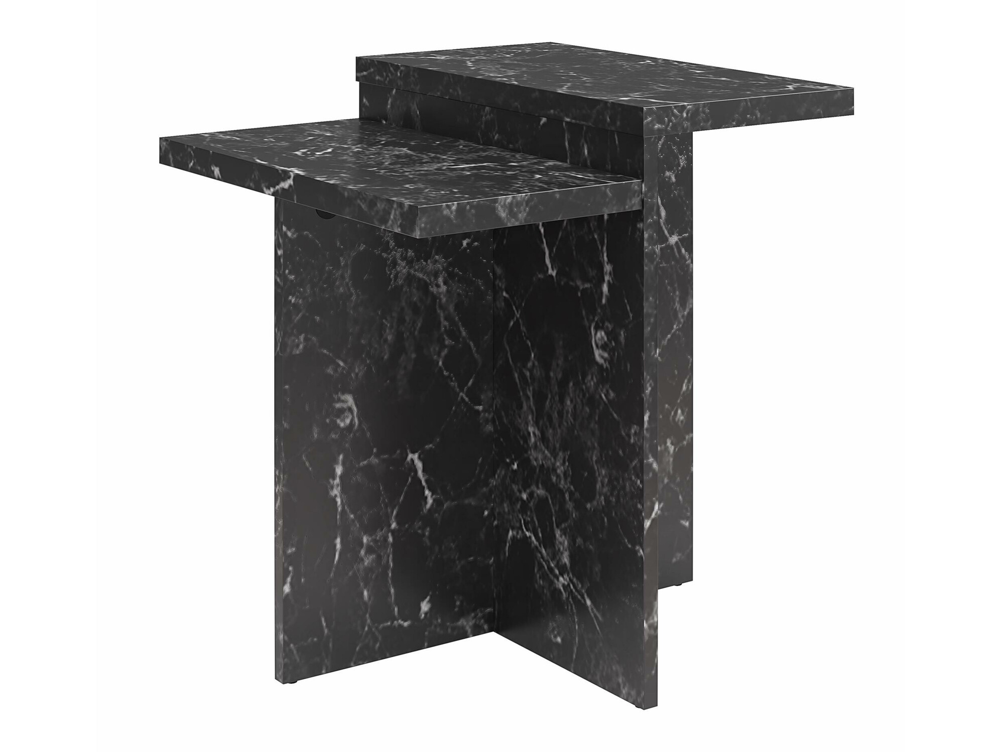 Žurnalinis staliukas CosmoLiving by Cosmopolitan 169 (Juodas marmuras)