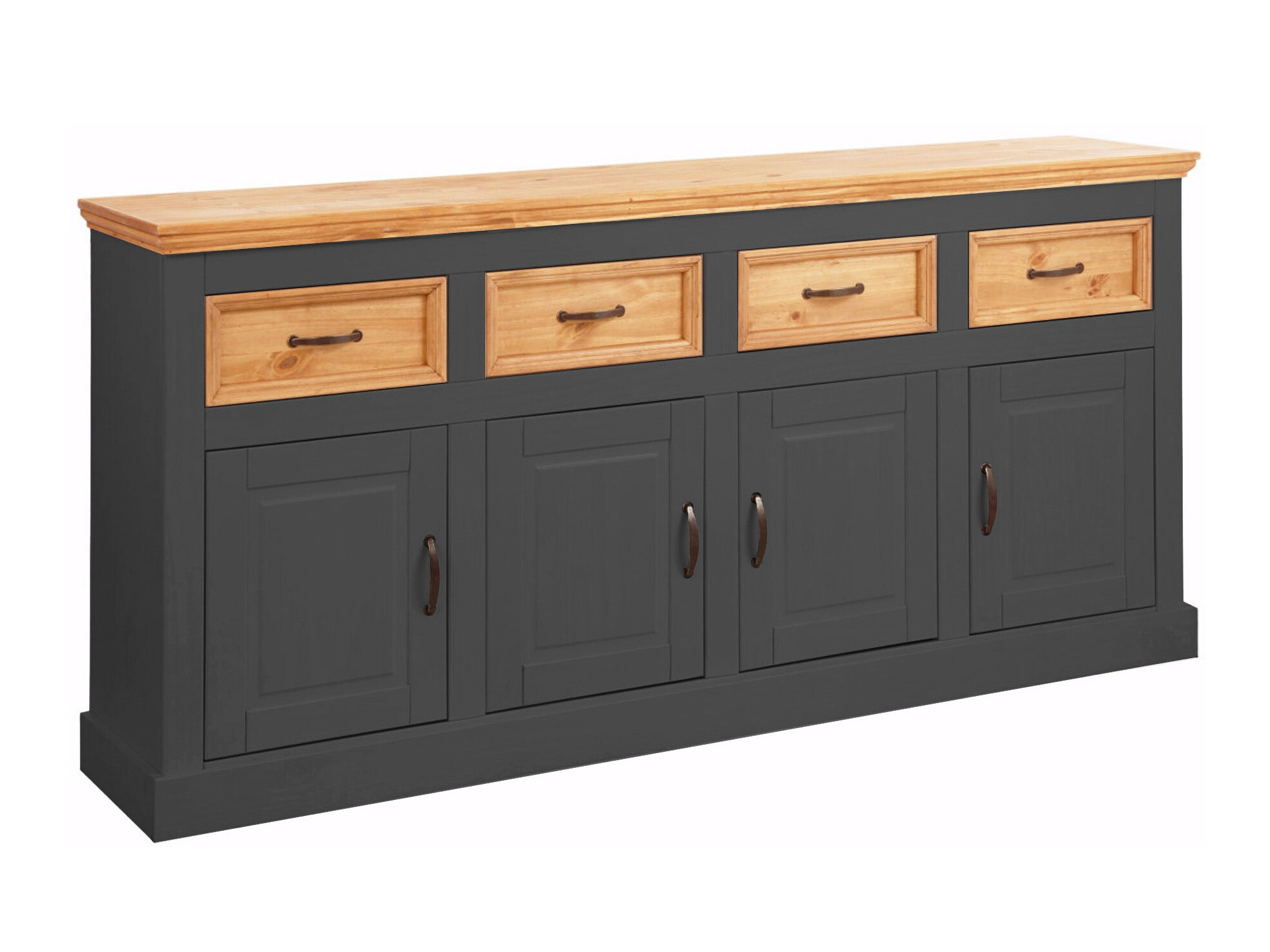 Komoda Tolelio 106 (Antracitas + Pušis)