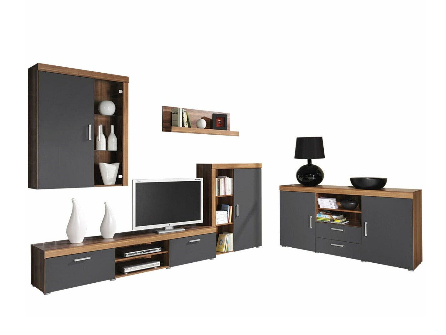 Svetainės komplektas Cormiru 109 (Slyva + grafitas)