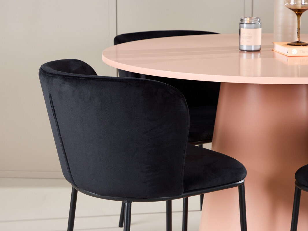 Valgomojo komplektas Dallas 4750 (Juoda)