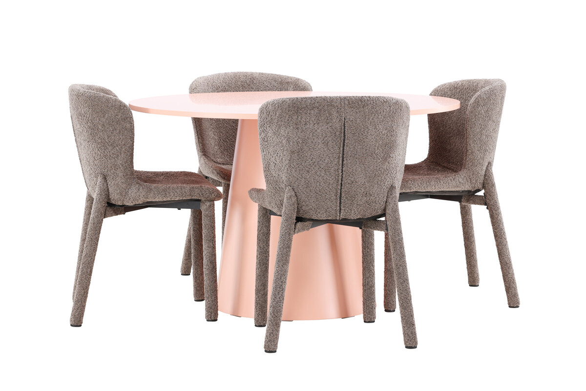 Valgomojo komplektas Dallas 4751 (Ruda)