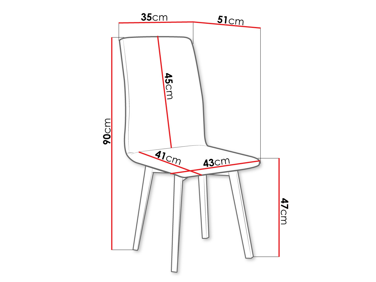 Kėdė Victorville 268 (Balta)